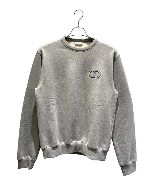 中古・古着通販】DIOR (ディオール) CDロゴスウェット グレー サイズ:M