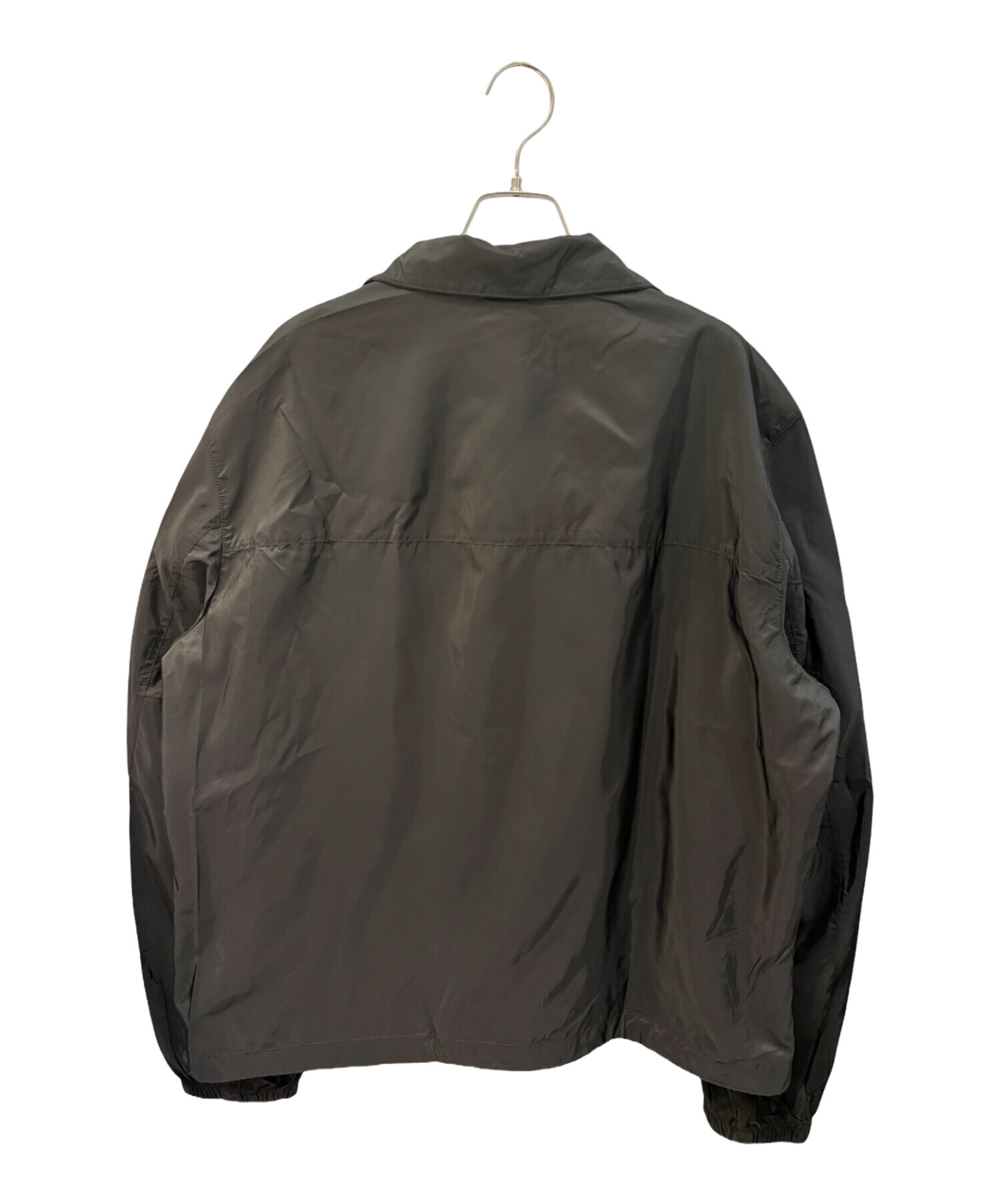 中古・古着通販】PRADA (プラダ) ロゴプレートブルゾン ブラック