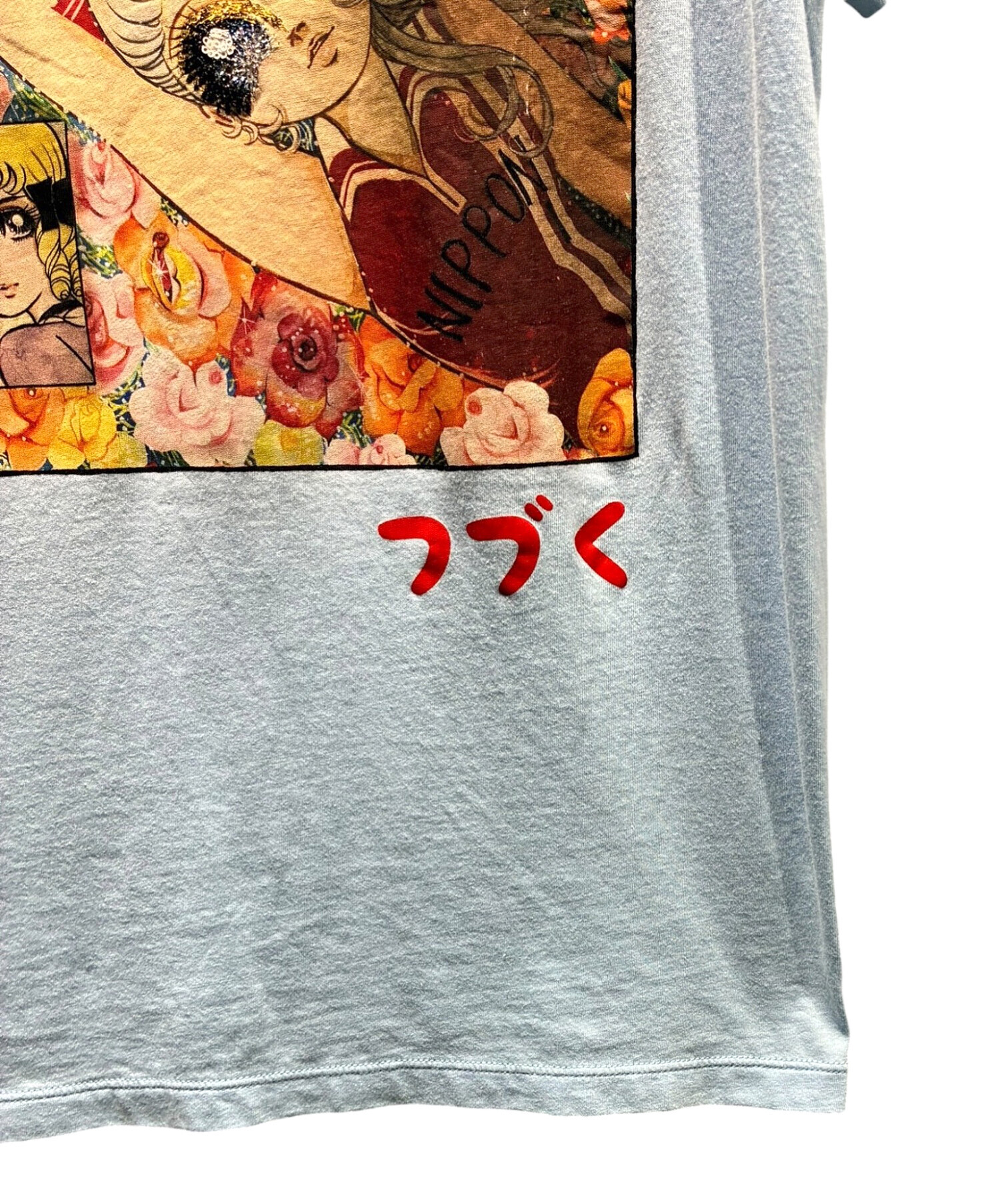 中古・古着通販】GUCCI (グッチ) 井出ちえかコラボTシャツ スカイ