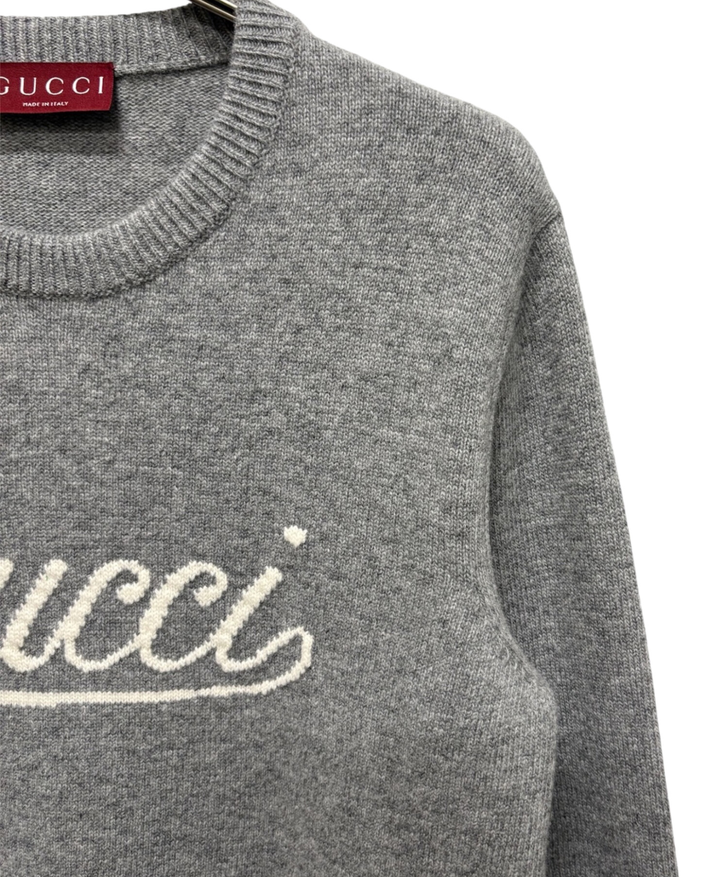中古・古着通販】GUCCI (グッチ) インターシャ ウールニット セーター