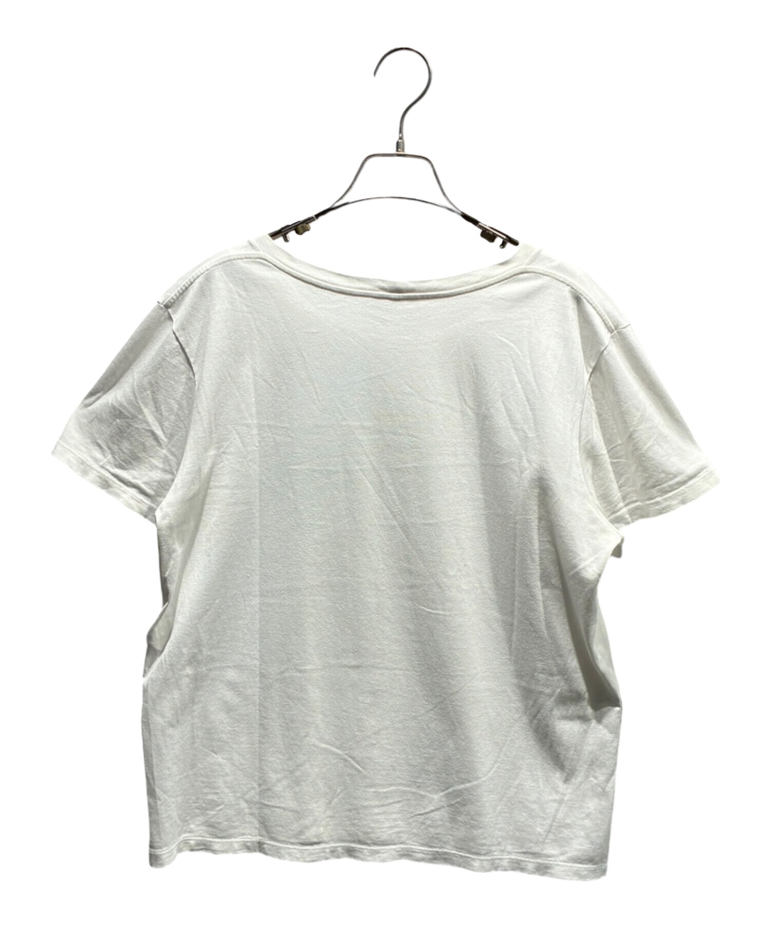 中古・古着通販】CELINE (セリーヌ) ロゴTシャツ ホワイト サイズ:L