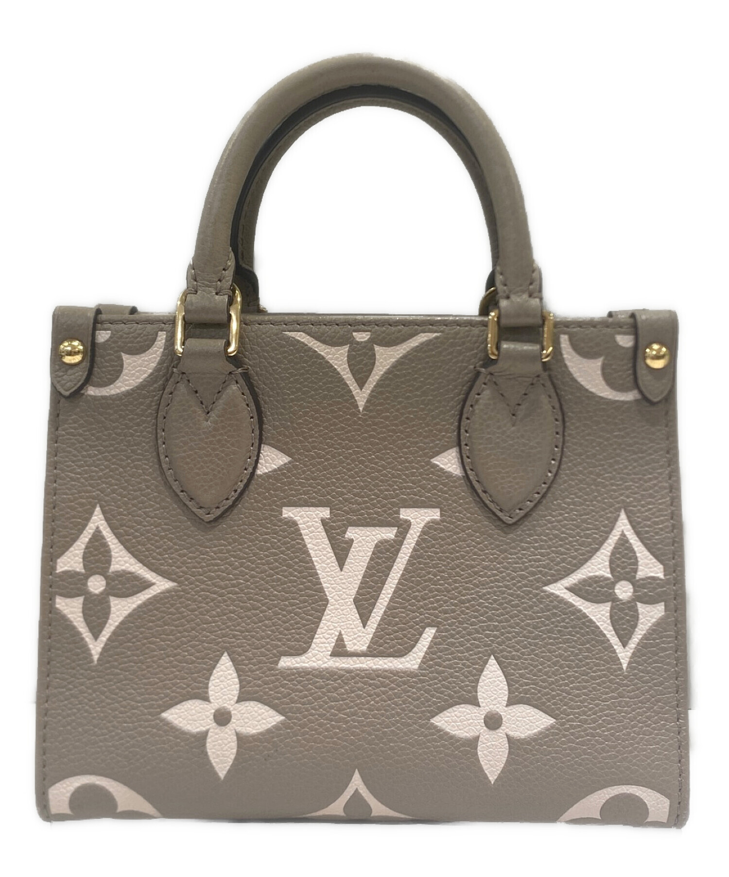 LOUIS VUITTON (ルイ ヴィトン) モノグラム・アンプラント オンザゴーPM M5779 トゥルトレール×クレーム サイズ:PM