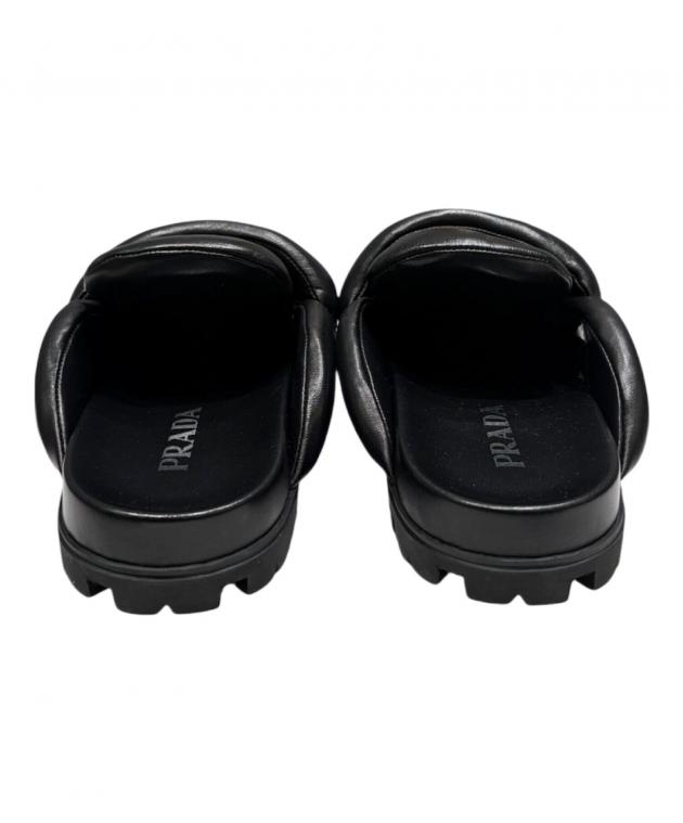 中古・古着通販】PRADA (プラダ) パテッドミュールサンダル/サボ