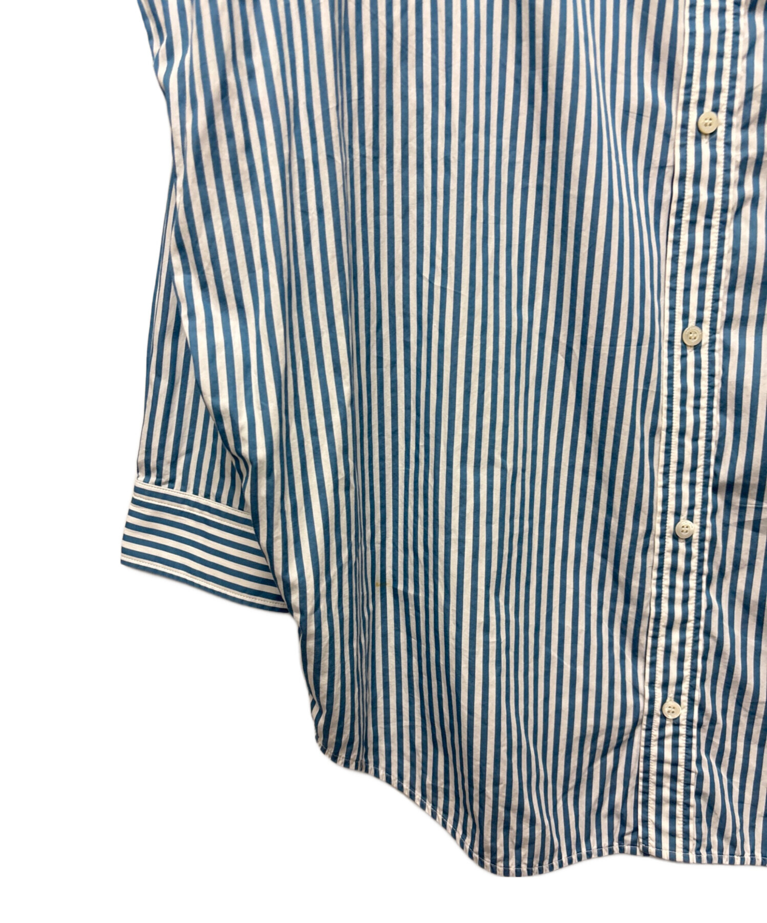 中古・古着通販】BALENCIAGA (バレンシアガ) ストライプロゴシャツ