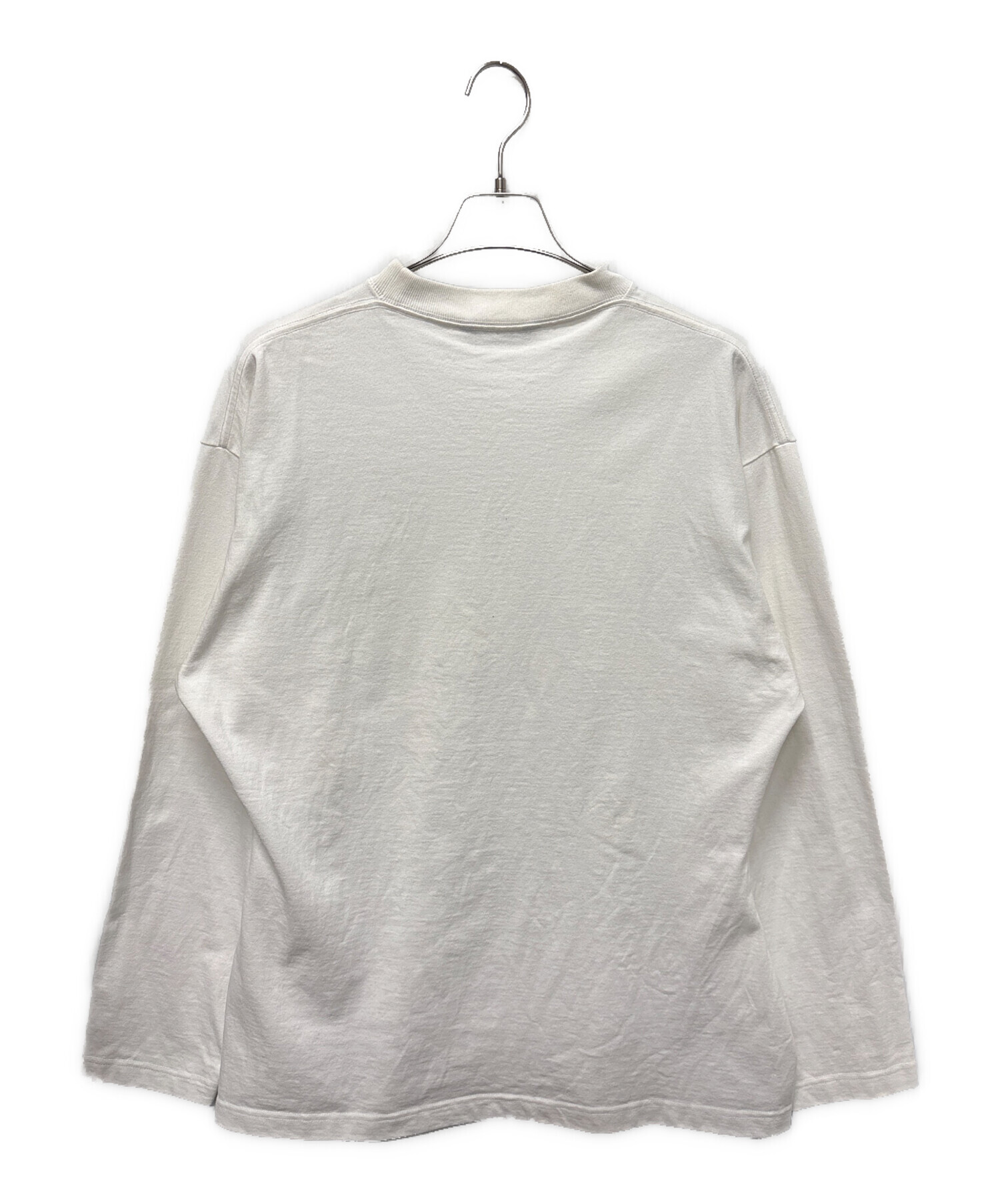 中古・古着通販】BALENCIAGA (バレンシアガ) ネックロゴプリントL/S