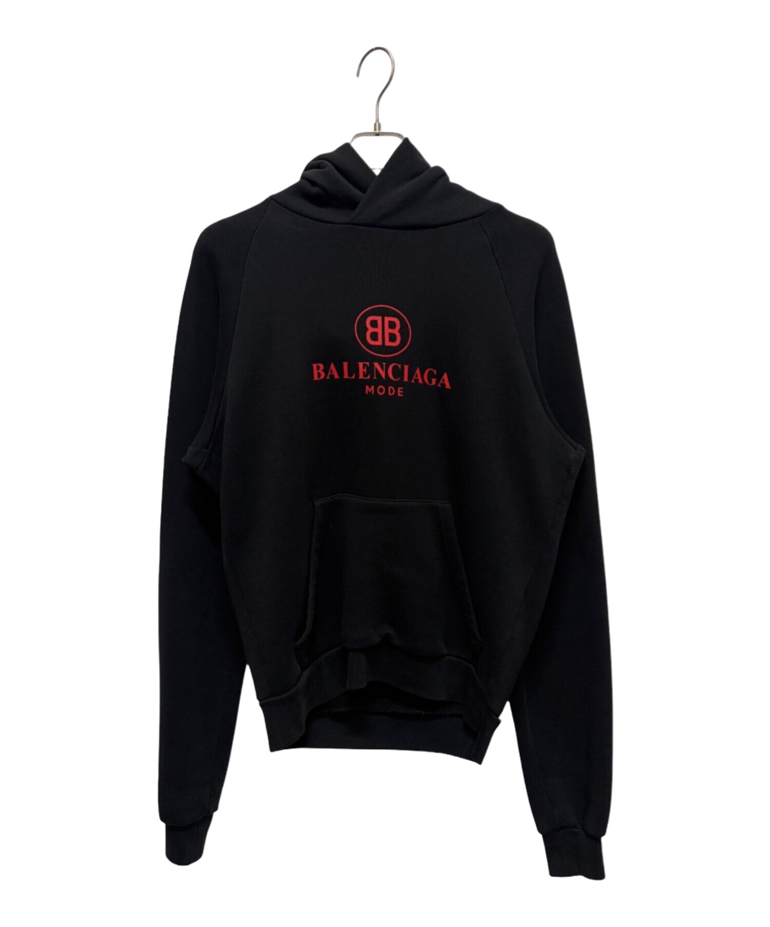 【新品未使用】BALENCIAGA クレストロゴプリント スウェットパーカー 中古・古着通販】BALENCIAGA (バレンシアガ) ロゴプリントパーカー