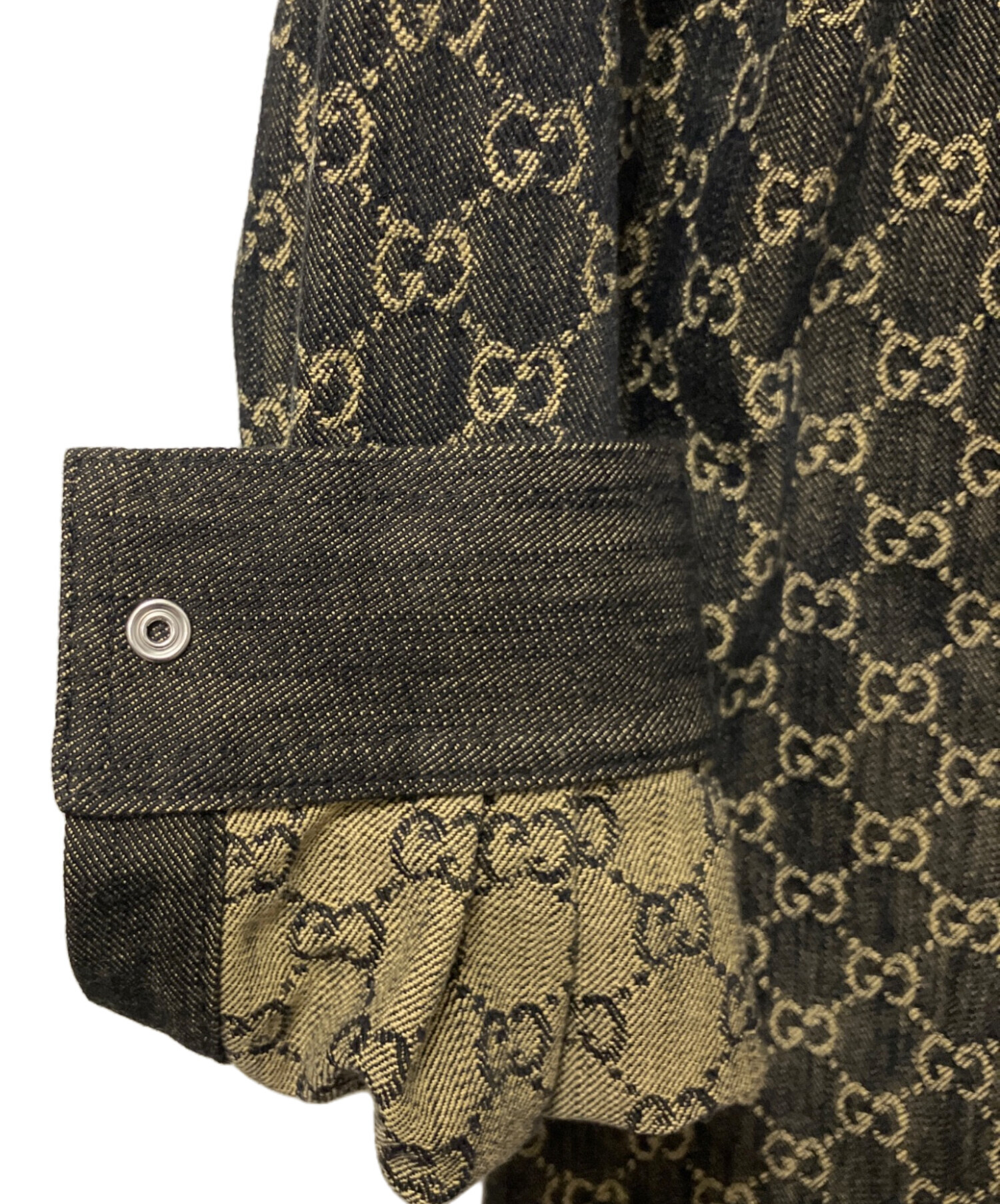 中古・古着通販】GUCCI (グッチ) GGジャカードデニムジャケット
