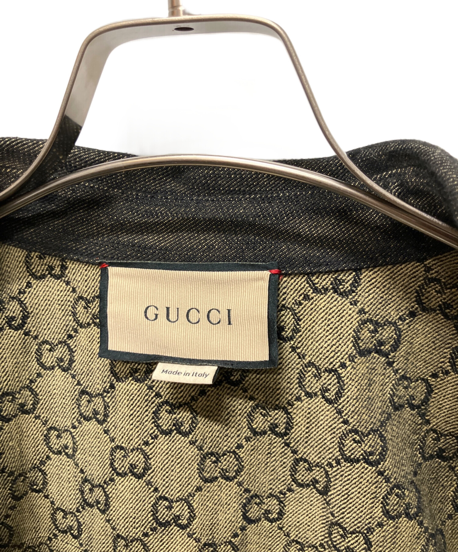 中古・古着通販】GUCCI (グッチ) GGジャカードデニムジャケット