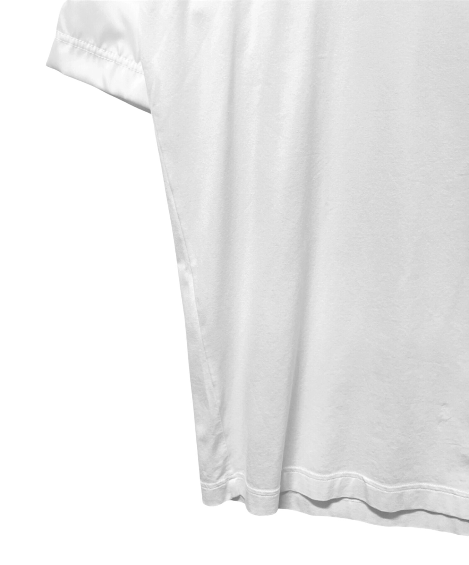 中古・古着通販】PRADA (プラダ) 三角プレートナイロン切替Tシャツ