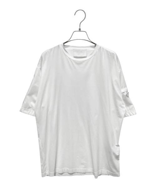 中古・古着通販】PRADA (プラダ) 三角プレートナイロン切替Tシャツ