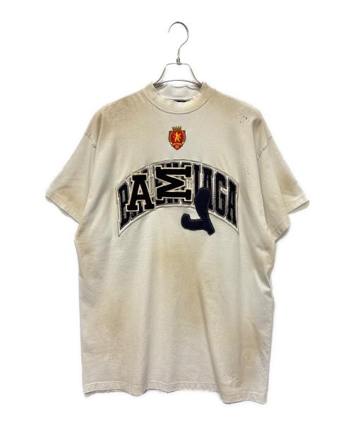 【希少品】BALENCIAGA　クラッシュ加工　Tシャツ　ロンT　サイズ3 中古・古着通販】BALENCIAGA (バレンシアガ) クラッシュダスト加工