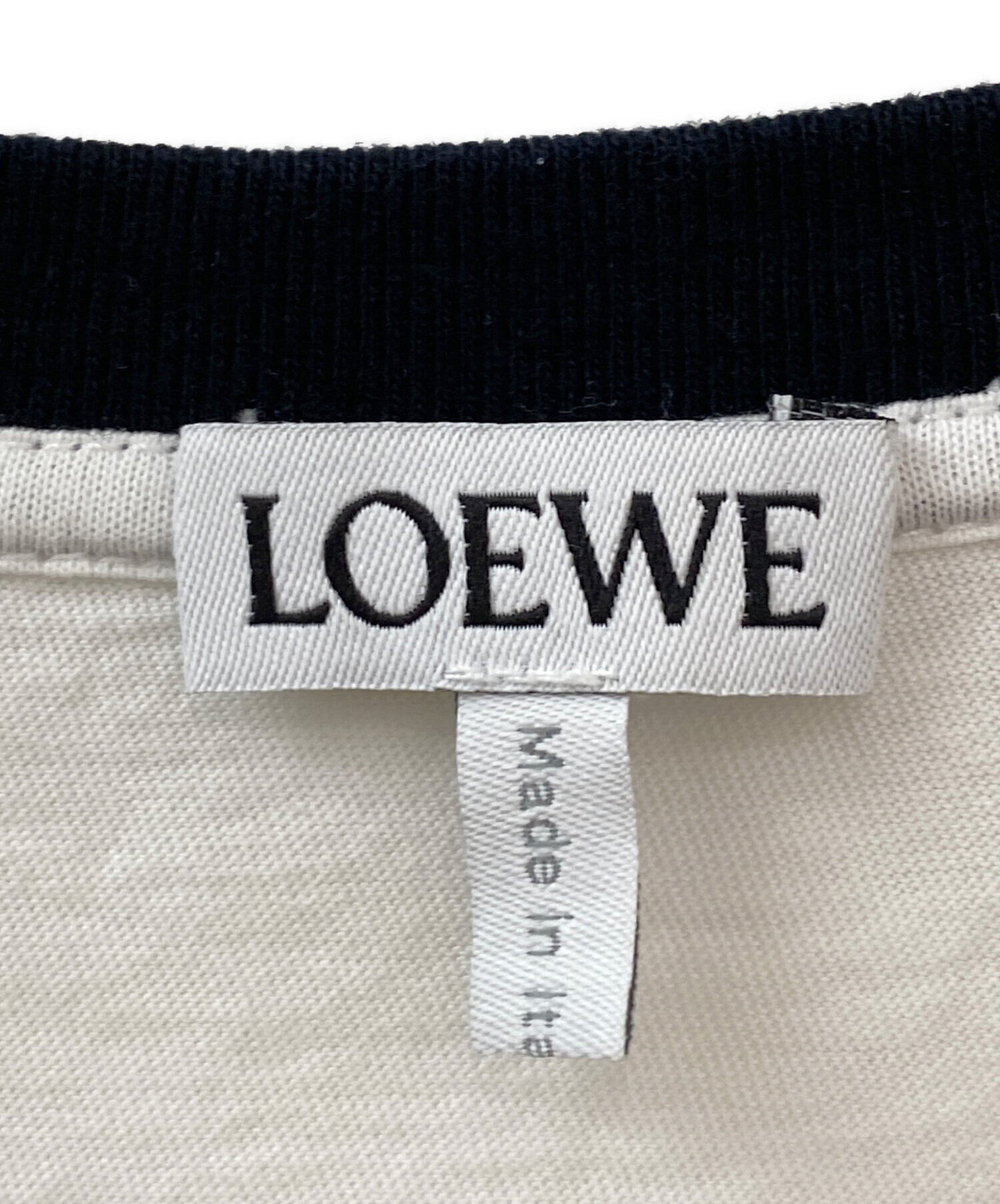 大人気LOEWE ホワイト タグ付き 中古・古着通販】LOEWE (ロエベ) アナグラムロゴTシャツ ホワイト