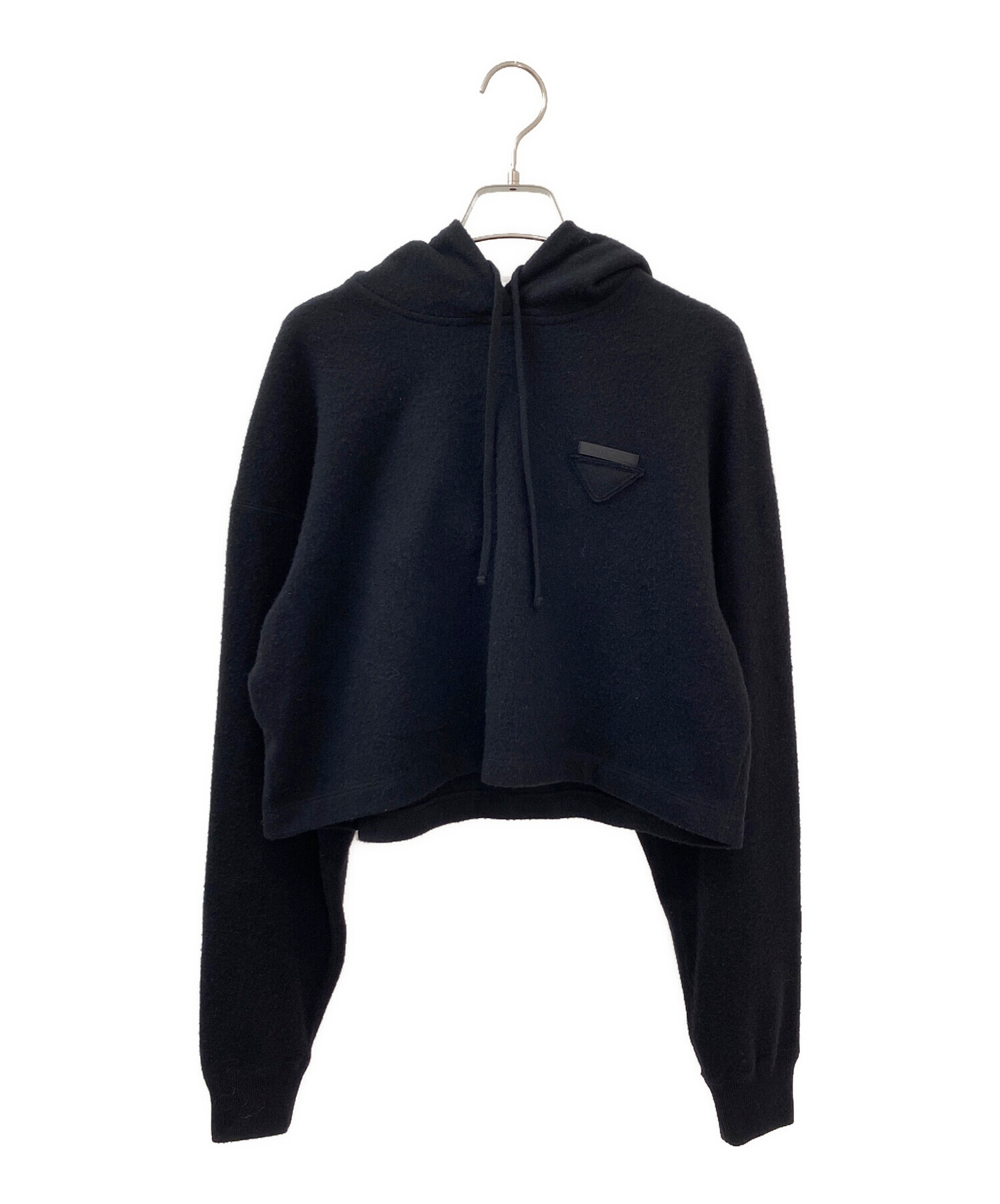 中古・古着通販】PRADA (プラダ) ウールカシミアクロップトパーカー