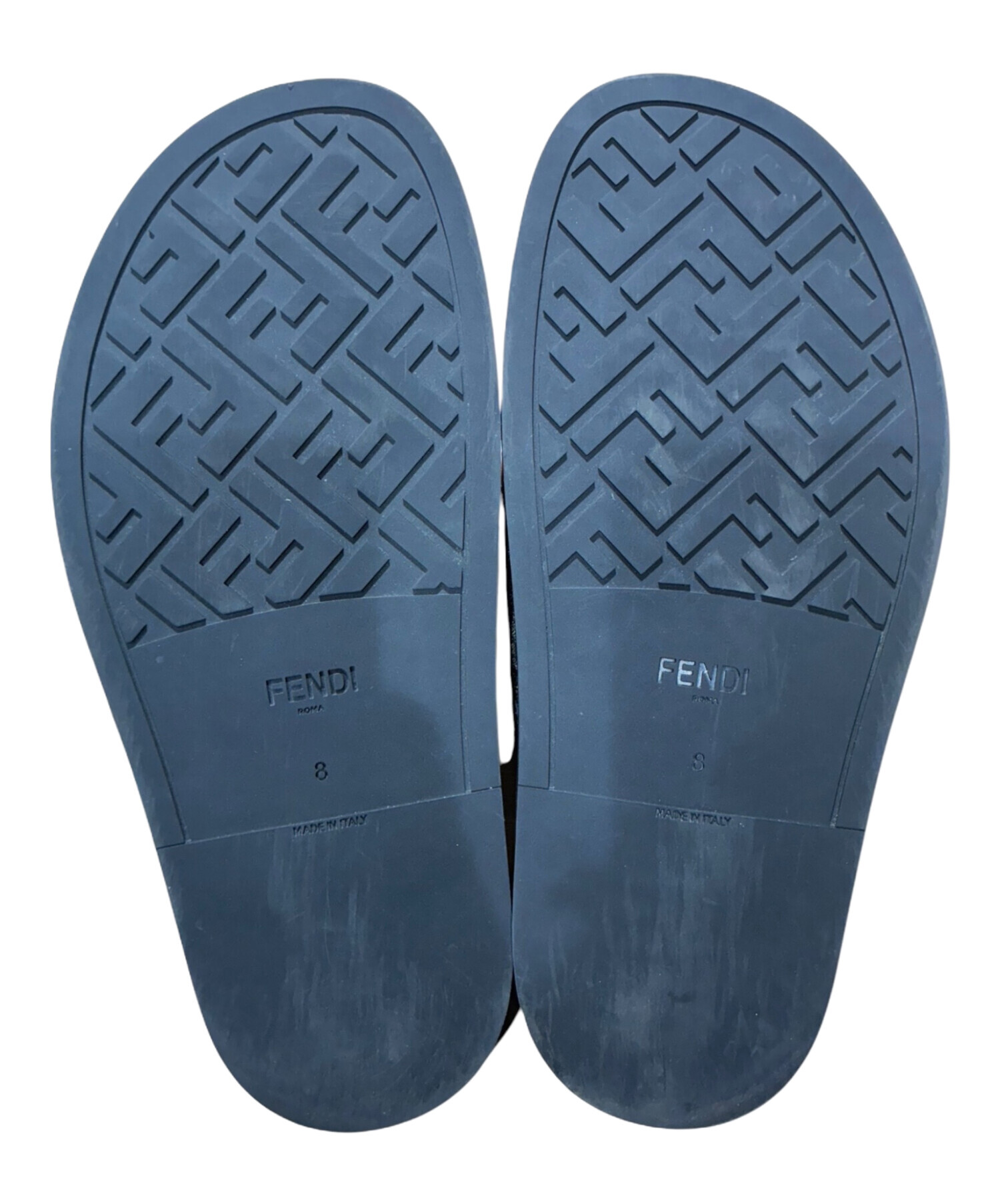 中古・古着通販】FENDI (フェンディ) ズッカサンダル ブラック サイズ