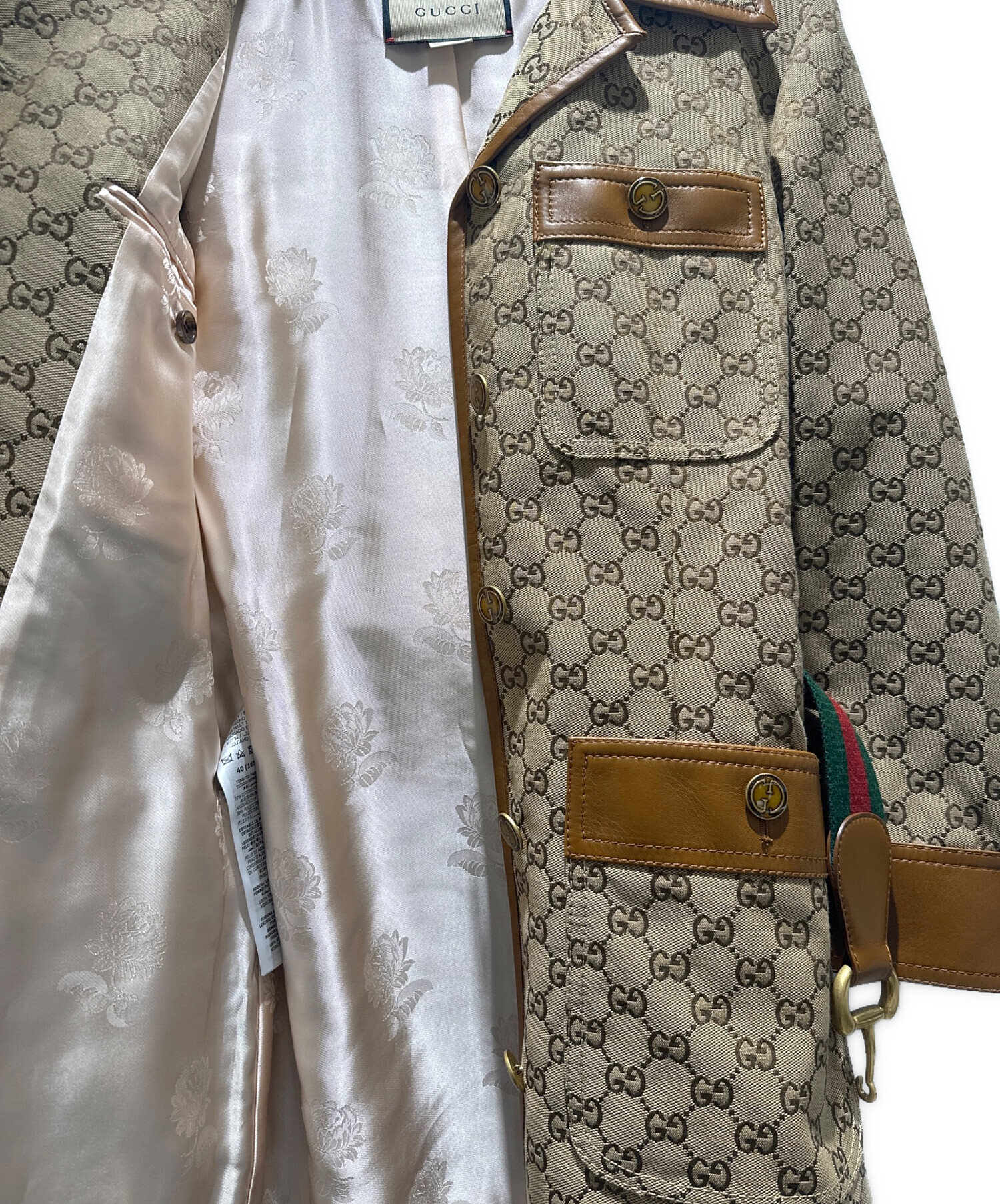中古・古着通販】GUCCI (グッチ) GGスープリームキャンバスジャケット 