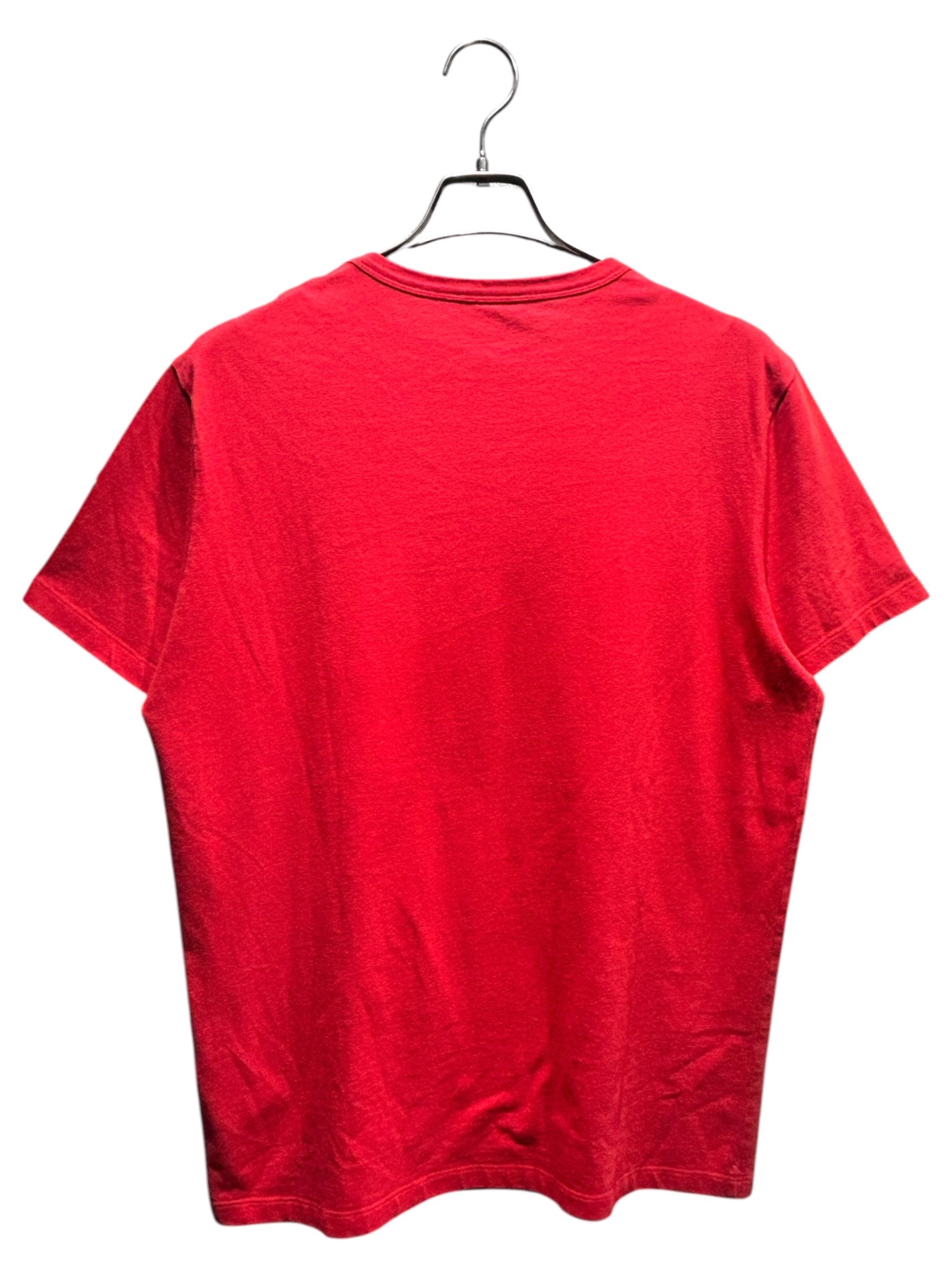 中古・古着通販】MONCLER (モンクレール) ロゴTシャツ レッド サイズ