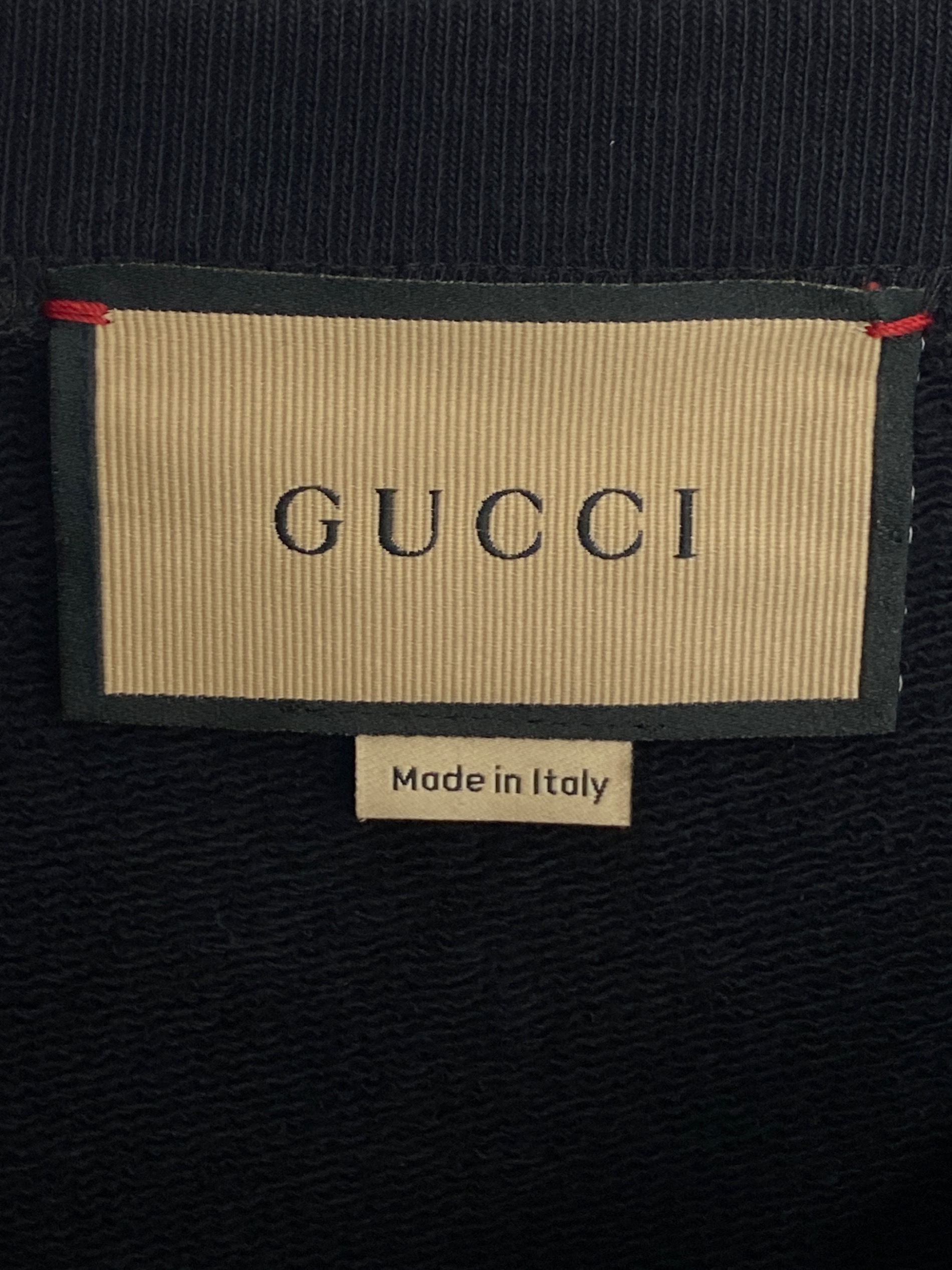 中古・古着通販】GUCCI (グッチ) Blade Logo Crew Sweat ブラック