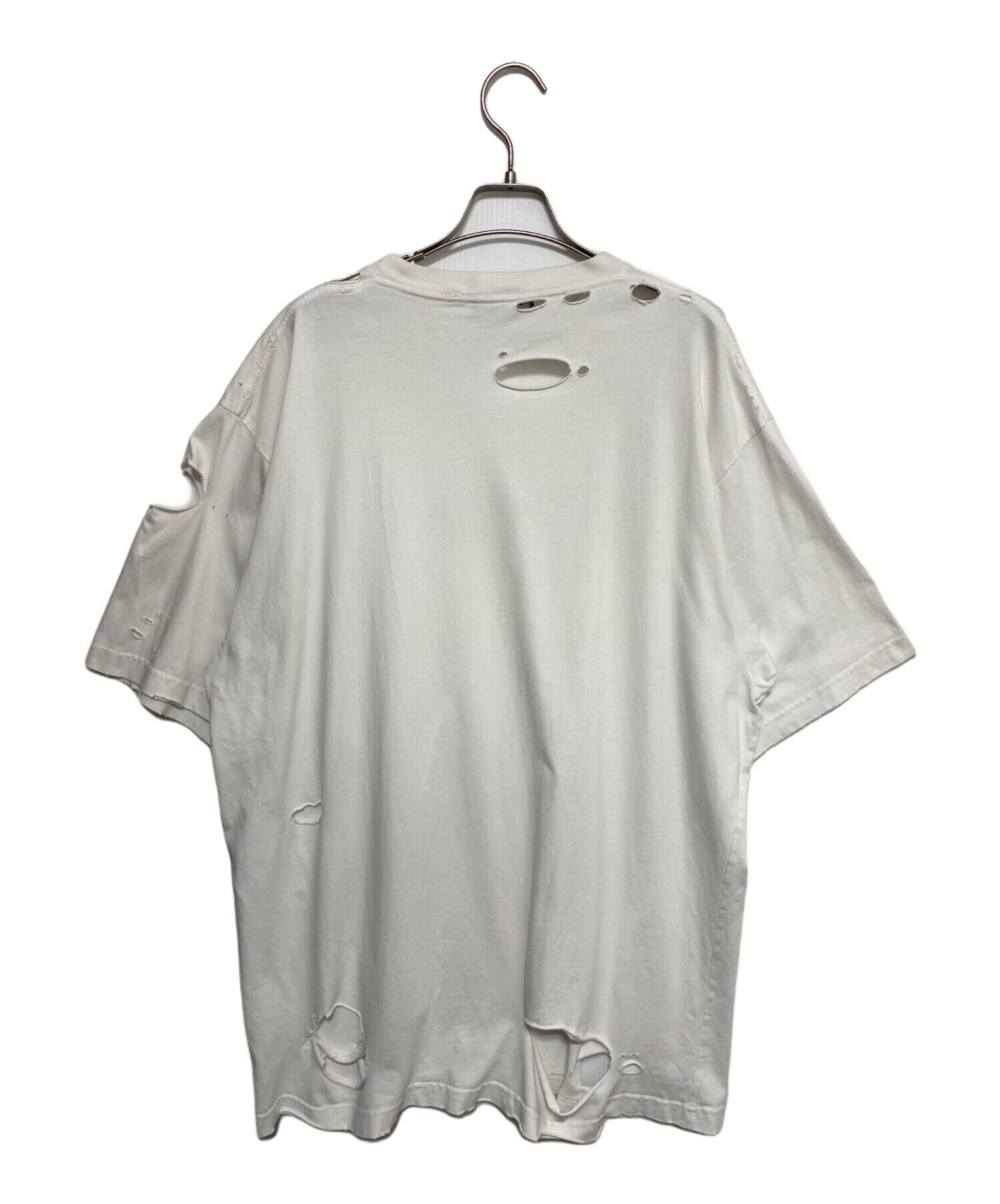 中古・古着通販】BALENCIAGA (バレンシアガ) CAPS デストロイTシャツ