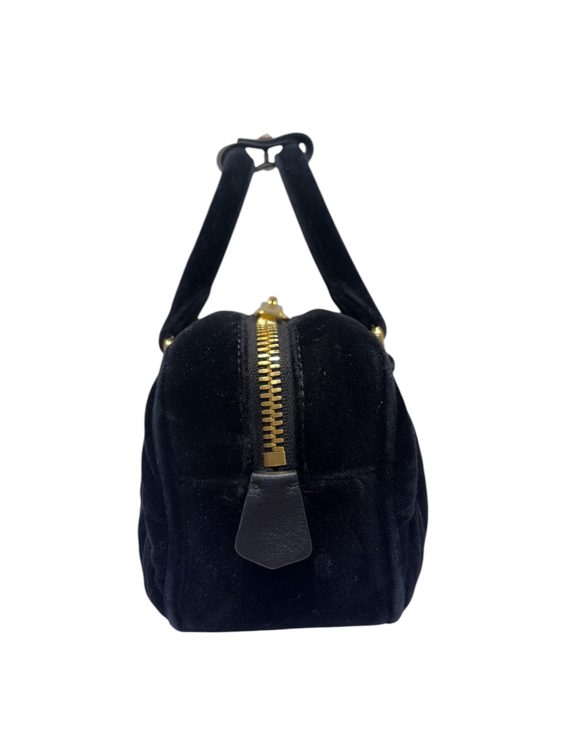 中古・古着通販】MIU MIU (ミュウミュウ) ミニボストンバッグ ブラック
