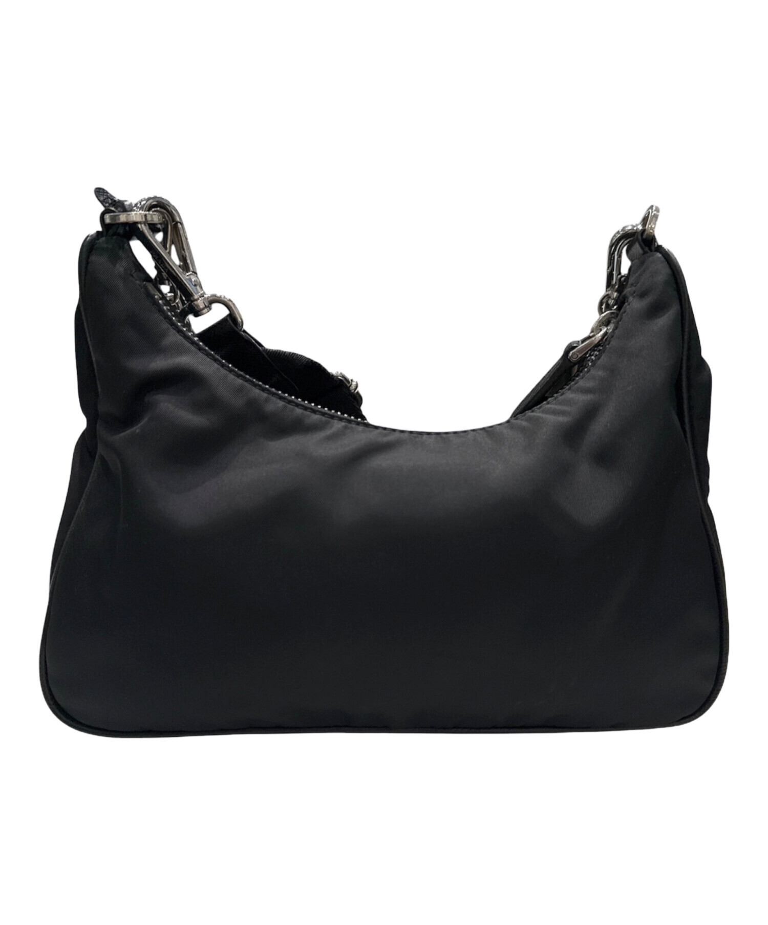 PRADA 黒 ナイロン ストラップ　新品未使用品 中古・古着通販】PRADA (プラダ) ナイロンショルダーバッグ ブラック