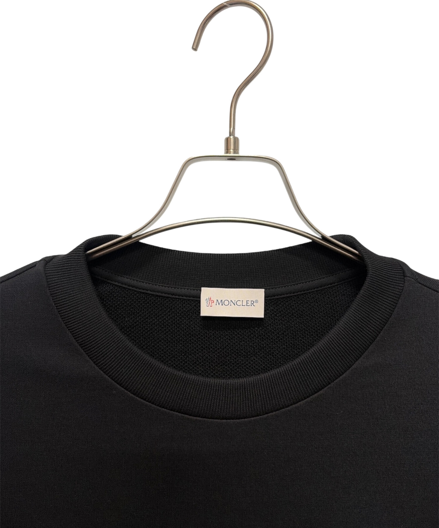 中古・古着通販】MONCLER (モンクレール) ロゴスウェット ブラック