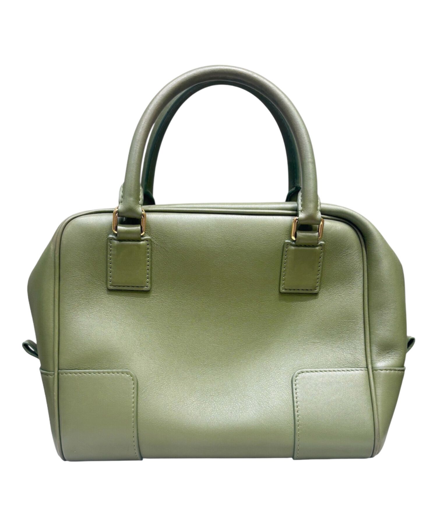 LOEWE アマゾナ28 スエード　モスグリーン 中古・古着通販】LOEWE (ロエベ) アマソナ19 スクエア グリーン サイズ