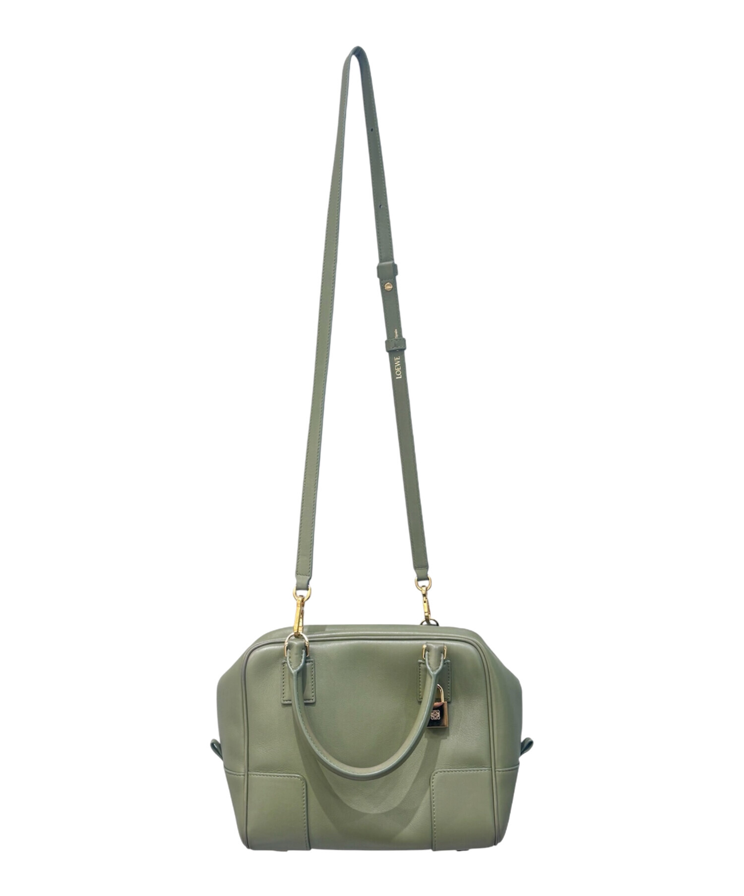 中古・古着通販】LOEWE (ロエベ) アマソナ19 スクエア グリーン サイズ