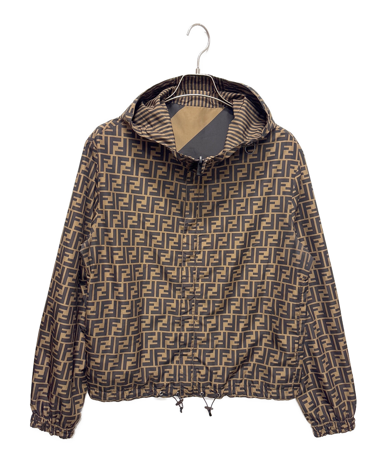 中古・古着通販】FENDI (フェンディ) ズッカ柄ナイロンパーカー