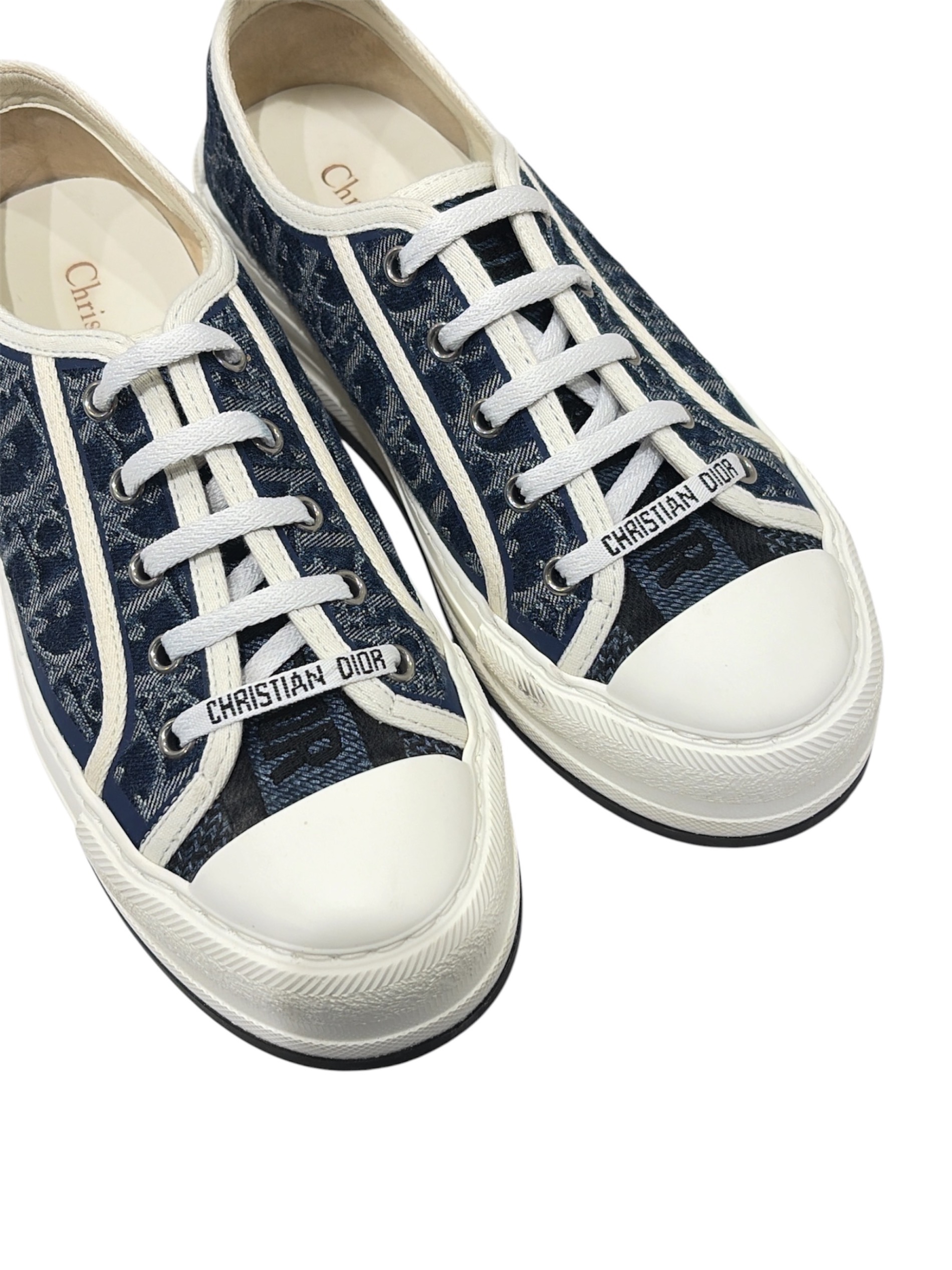 未使用 クリスチャン ディオール WalknDior ロゴ スニーカー 39.5 中古・古着通販】Christian Dior (クリスチャン ディオール) WALKNDIOR