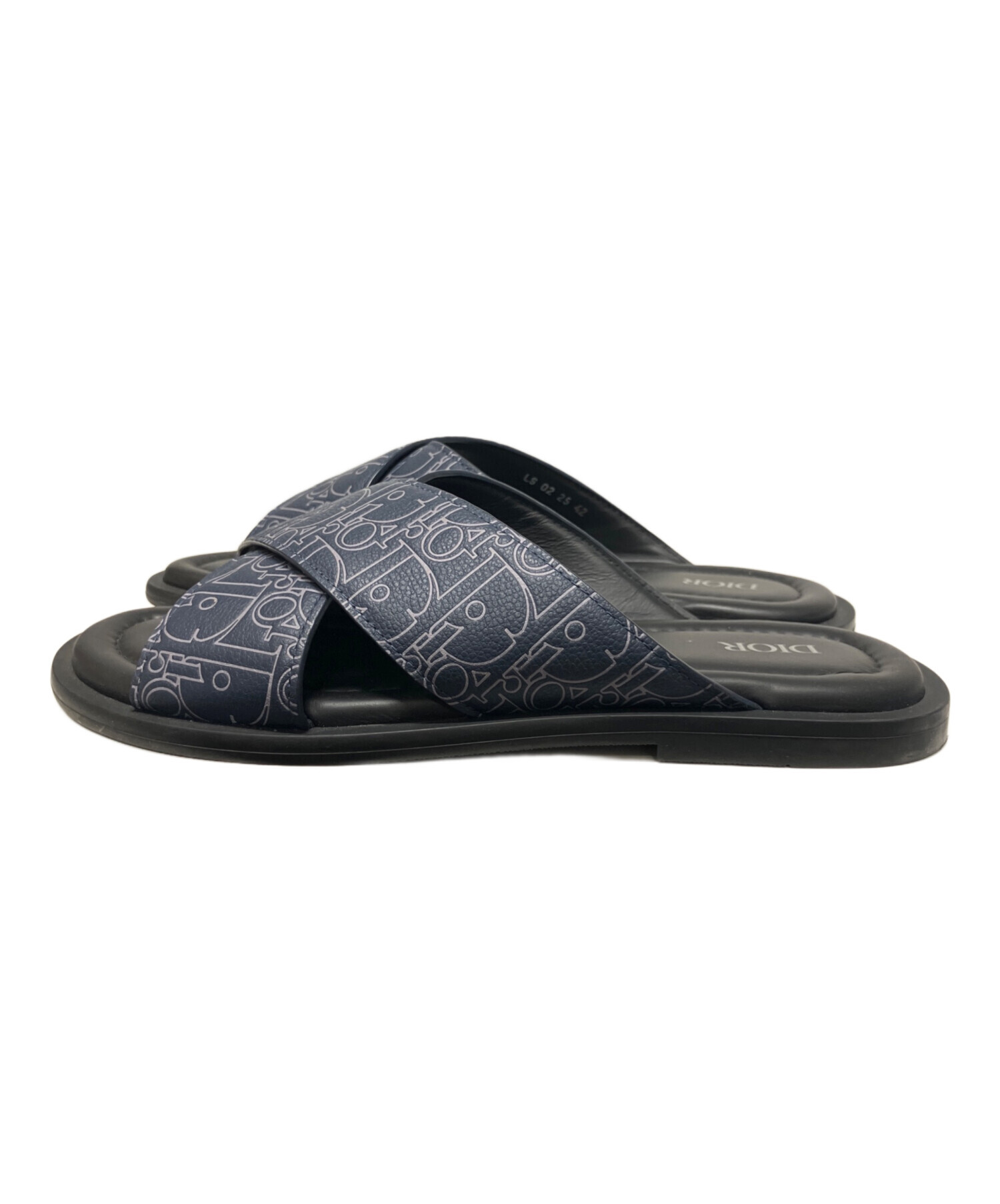 中古・古着通販】Dior (ディオール) Alias Sandal ネイビー サイズ:42