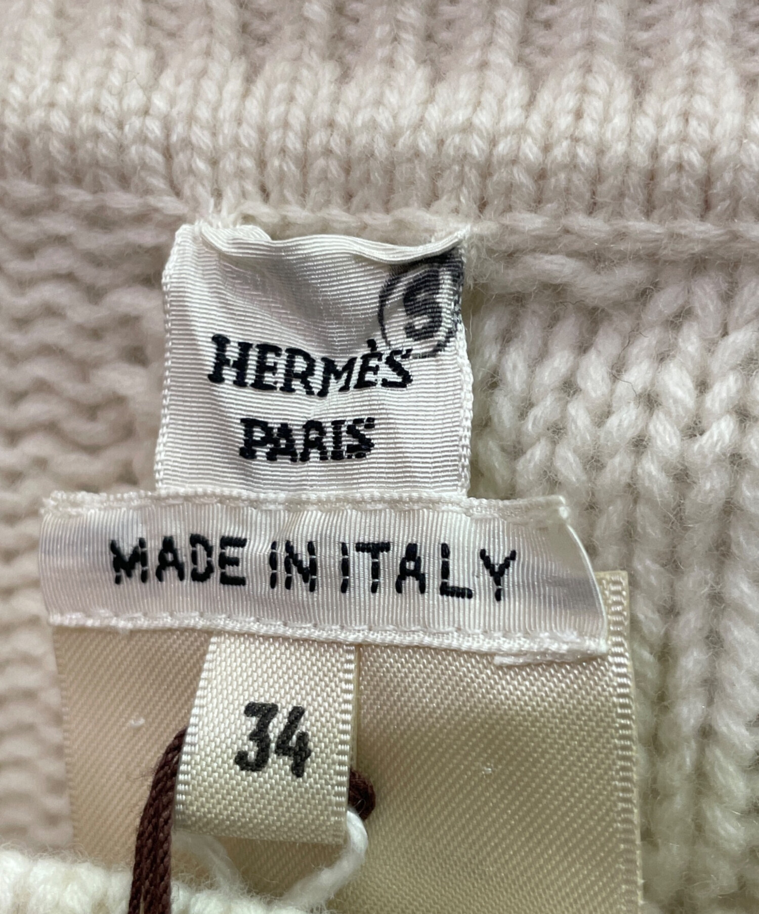中古・古着通販】HERMES (エルメス) ウールポンチョニット/Wool Poncho