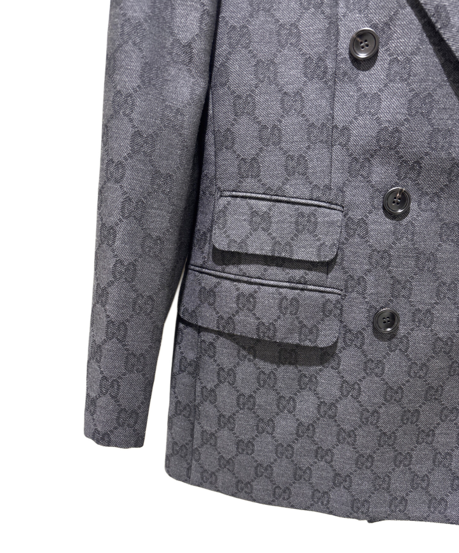 中古・古着通販】GUCCI (グッチ) GGウール ジャカード ダブル