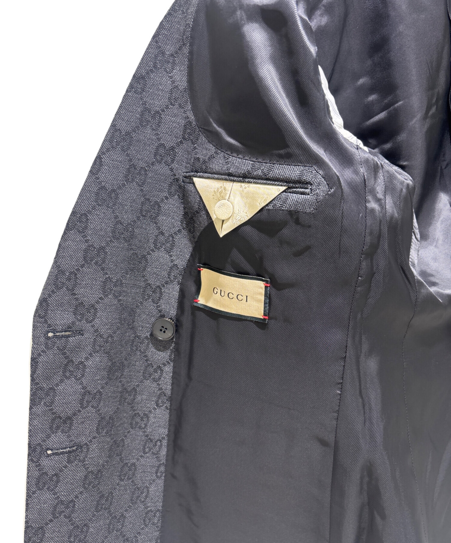 中古・古着通販】GUCCI (グッチ) GGウール ジャカード ダブル