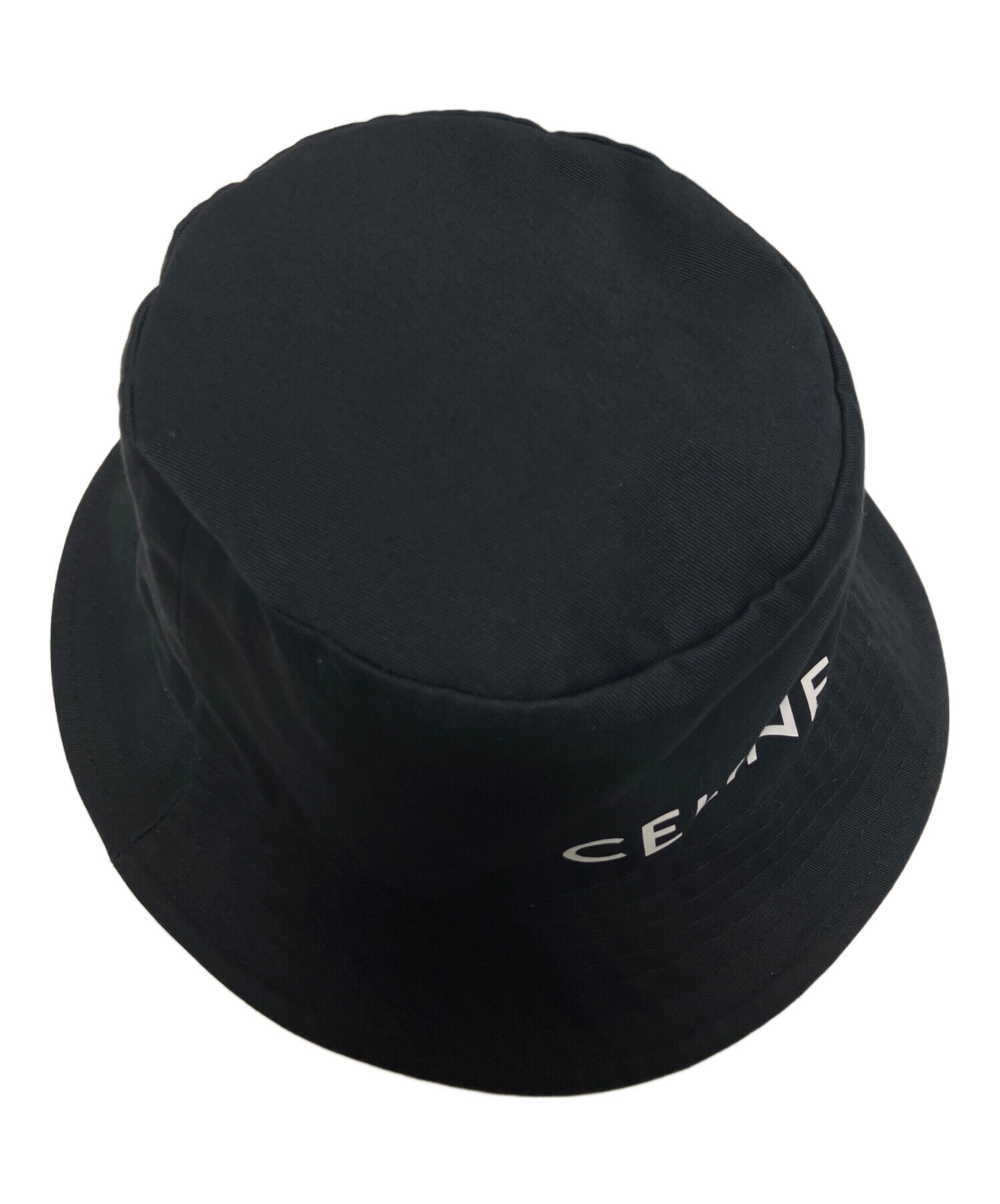 CELINE バケットハット　S 中古・古着通販】CELINE (セリーヌ) バケットハット ブラック サイズ