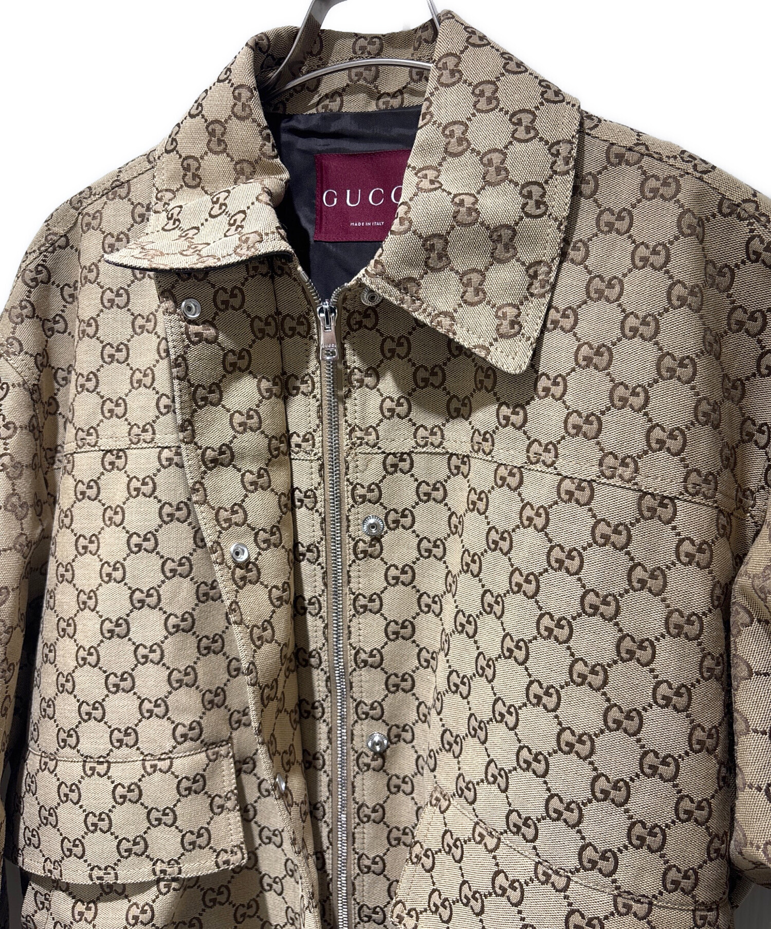 GUCCI／グッチ　ジャケット 中古・古着通販】GUCCI (グッチ) GG Jacquard Oversized Jacket/GG