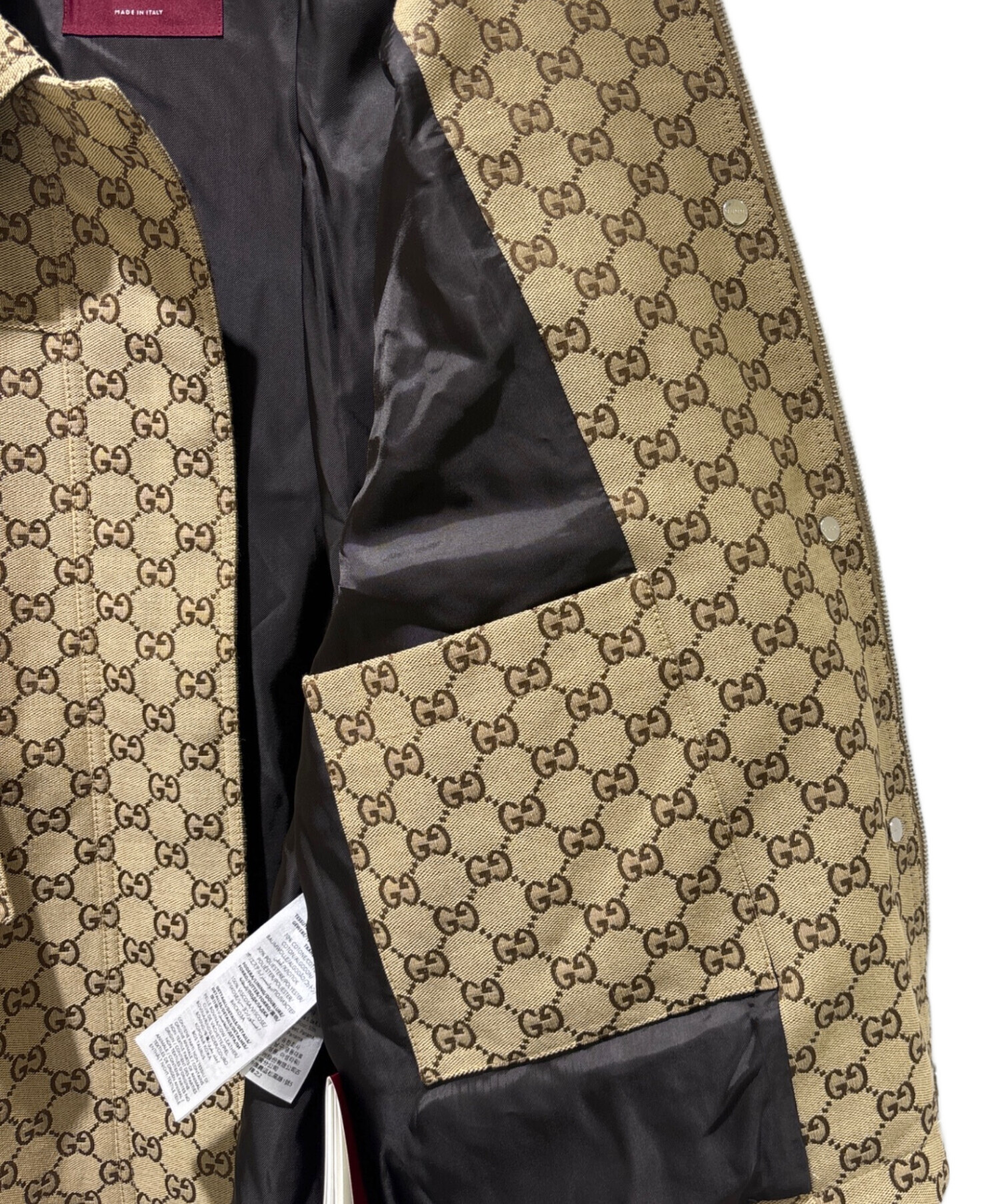 中古・古着通販】GUCCI (グッチ) GG Jacquard Oversized Jacket/GG