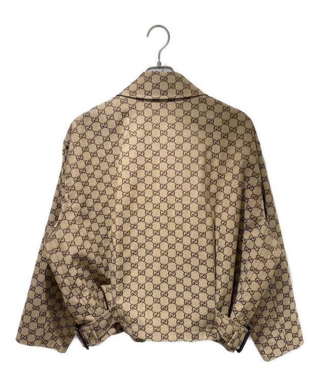 【未使用品】GUCCIヴィンテージマオカラーベスト　Sサイズ 中古・古着通販】GUCCI (グッチ) GG Jacquard Oversized Jacket/GG