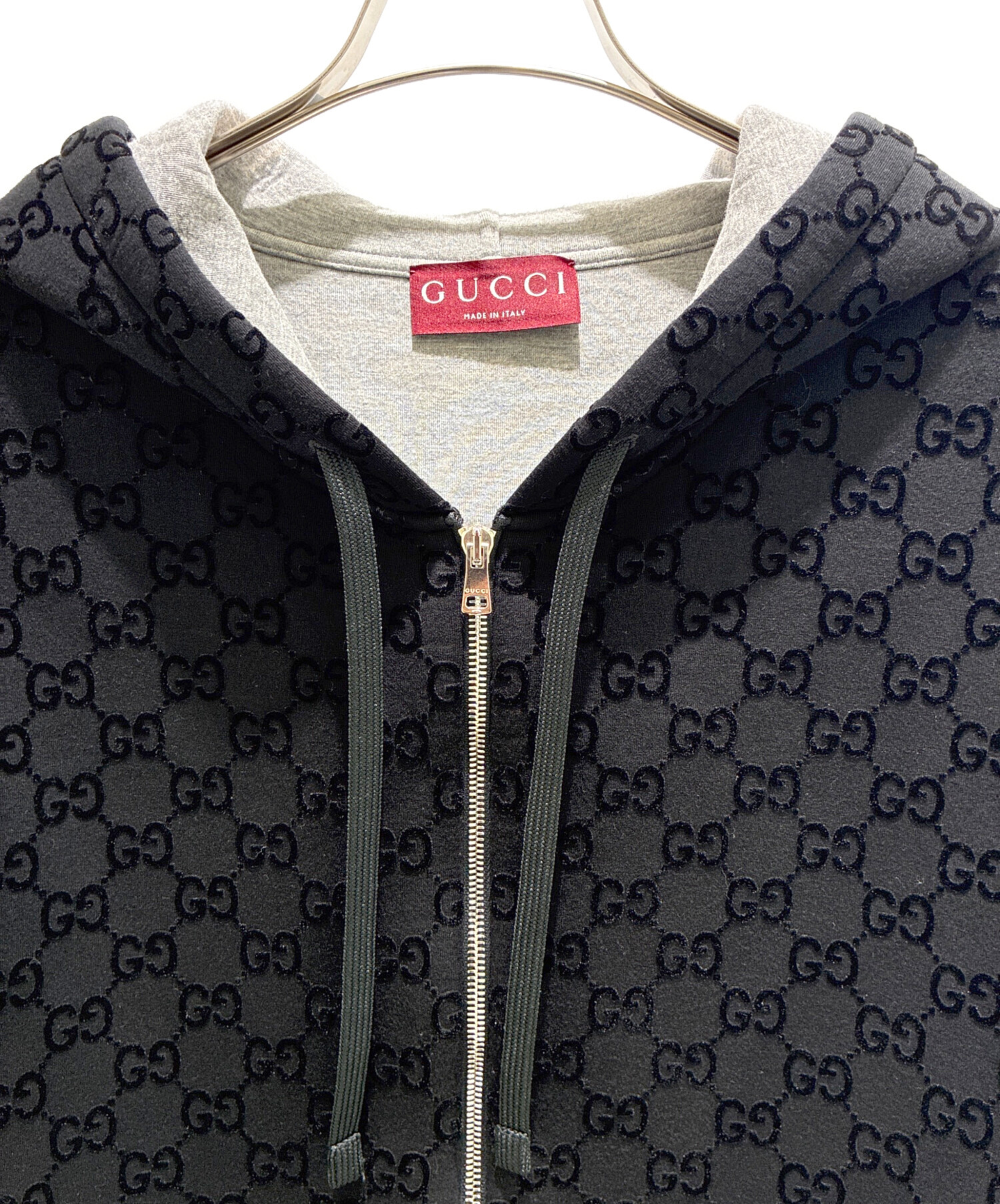 グッチ トレーナー xs 中古・古着通販】GUCCI (グッチ) プリント ジャージー ジップ