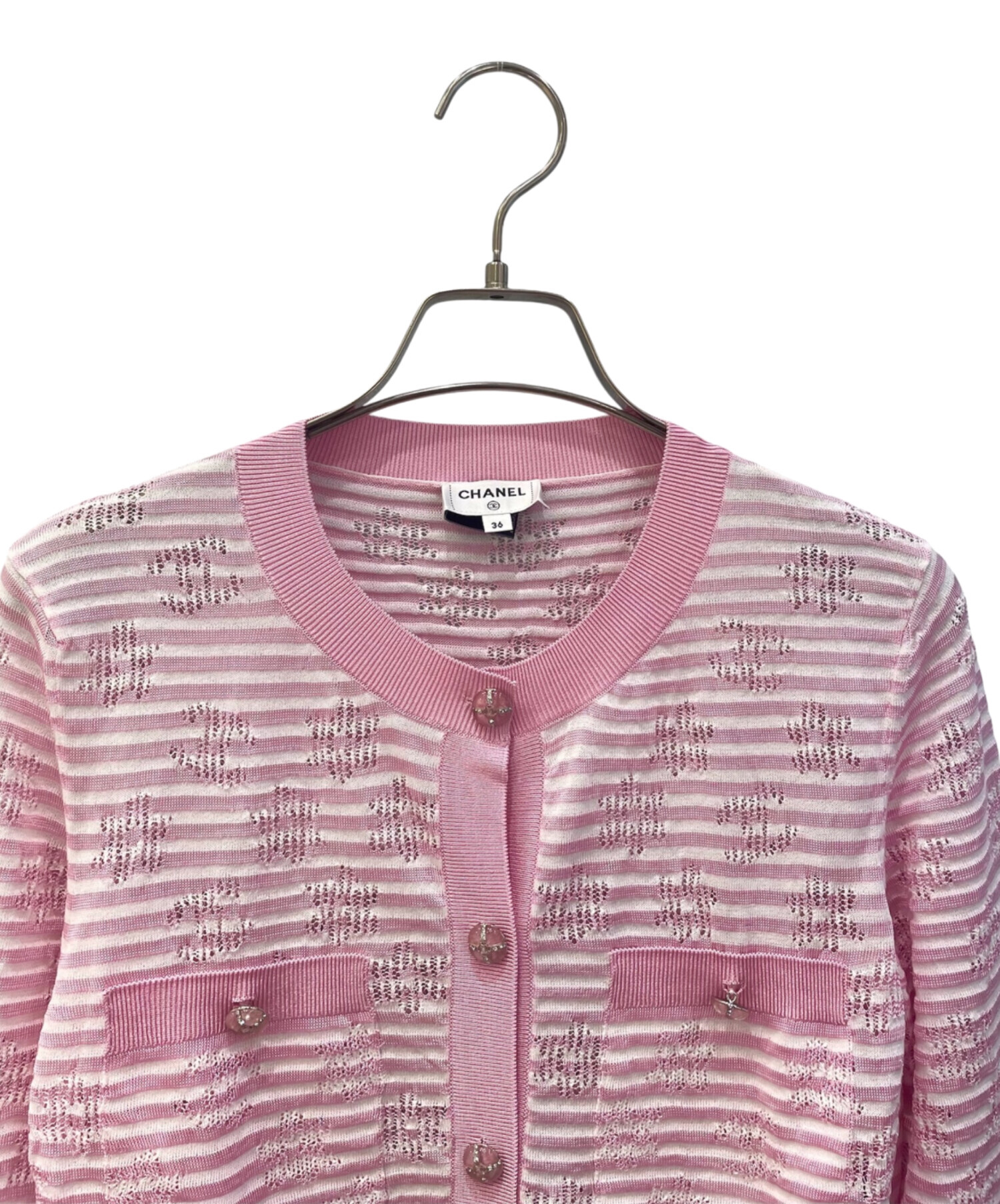 中古・古着通販】CHANEL (シャネル) ココマーク ロゴ ラインストーン