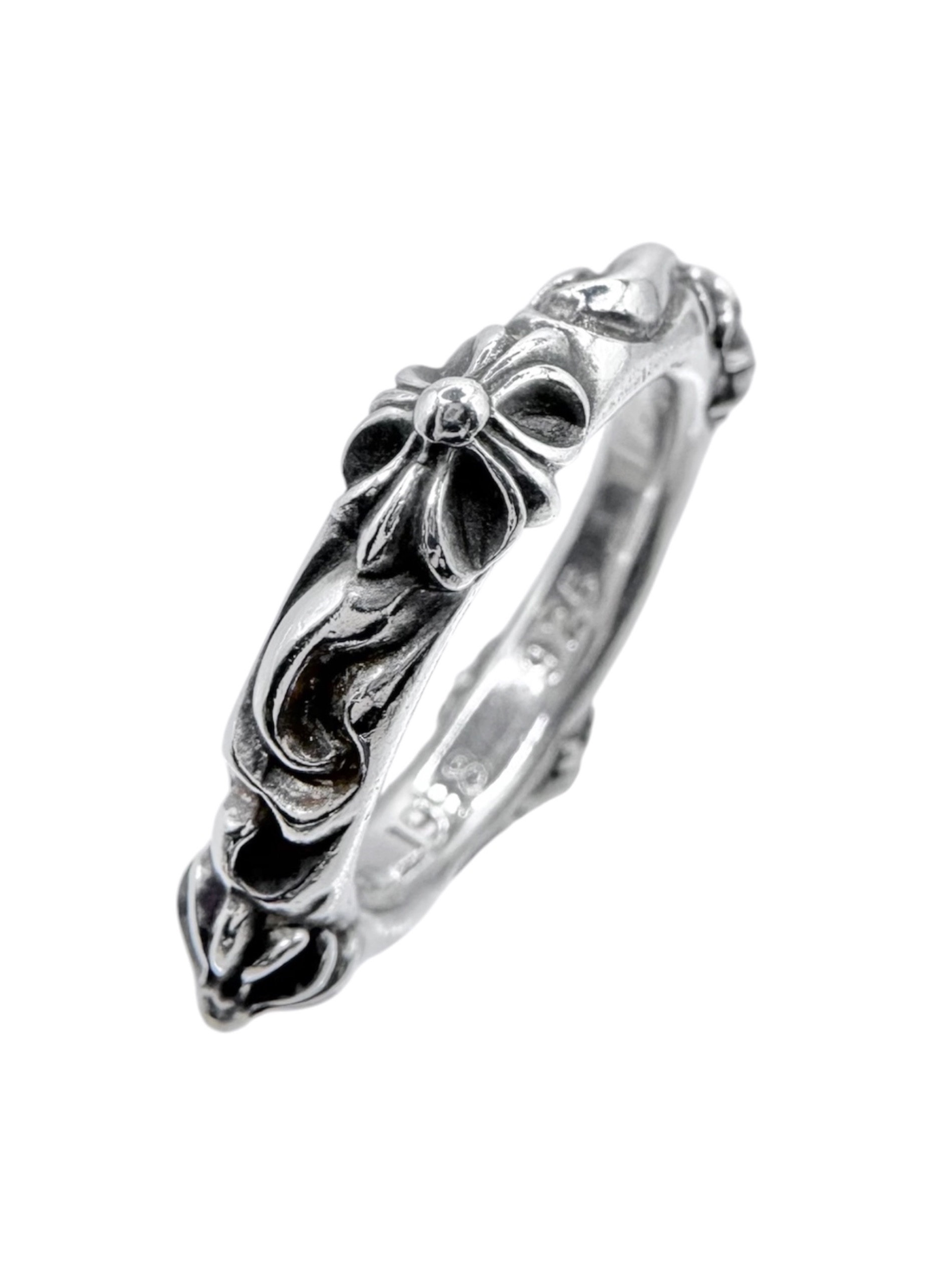 CHROME HEARTS クロムハーツ SBT BAND/SBTバンド シルバーリング 16号