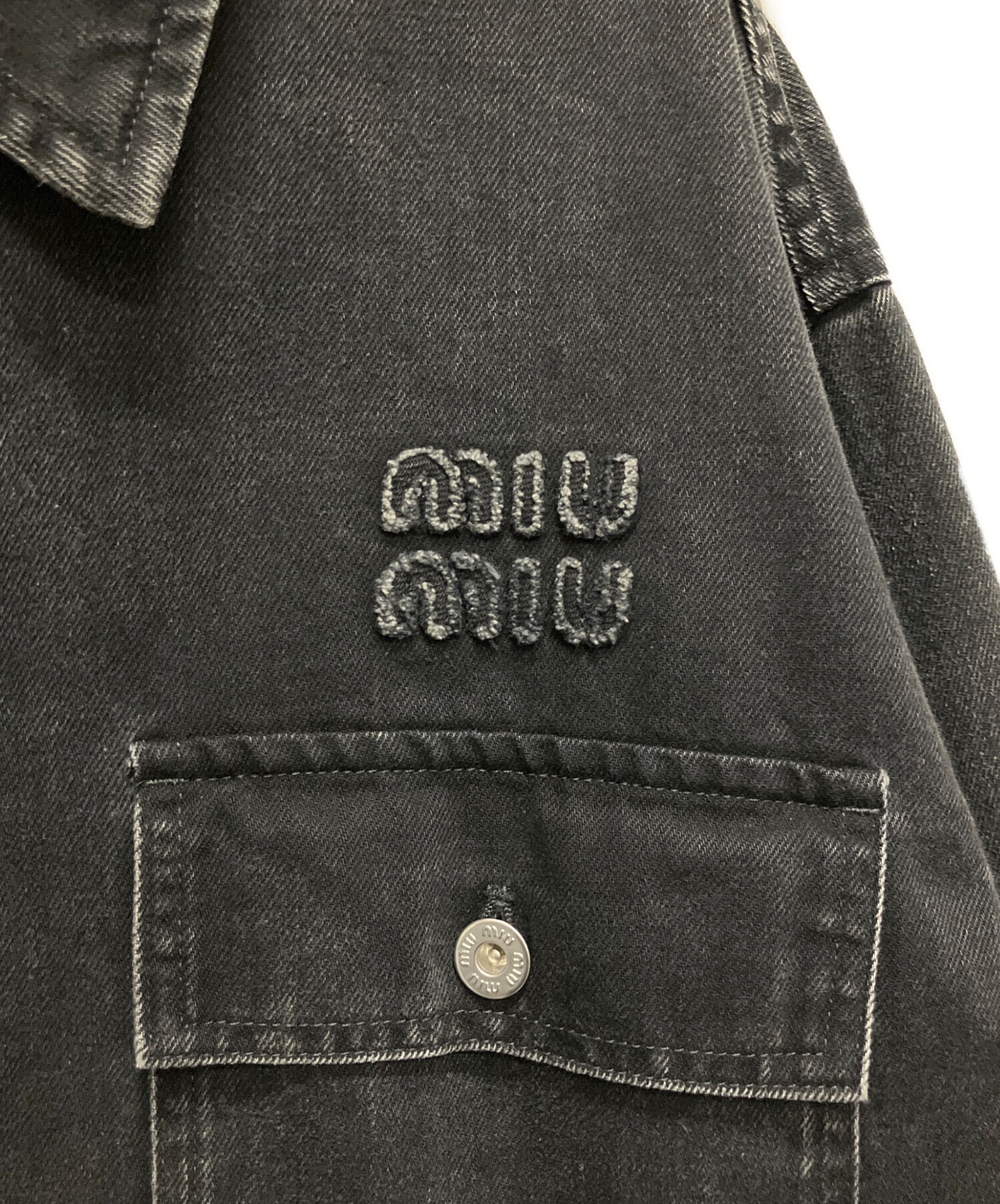 中古・古着通販】MIU MIU (ミュウミュウ) ロゴ 4ポケット デニム