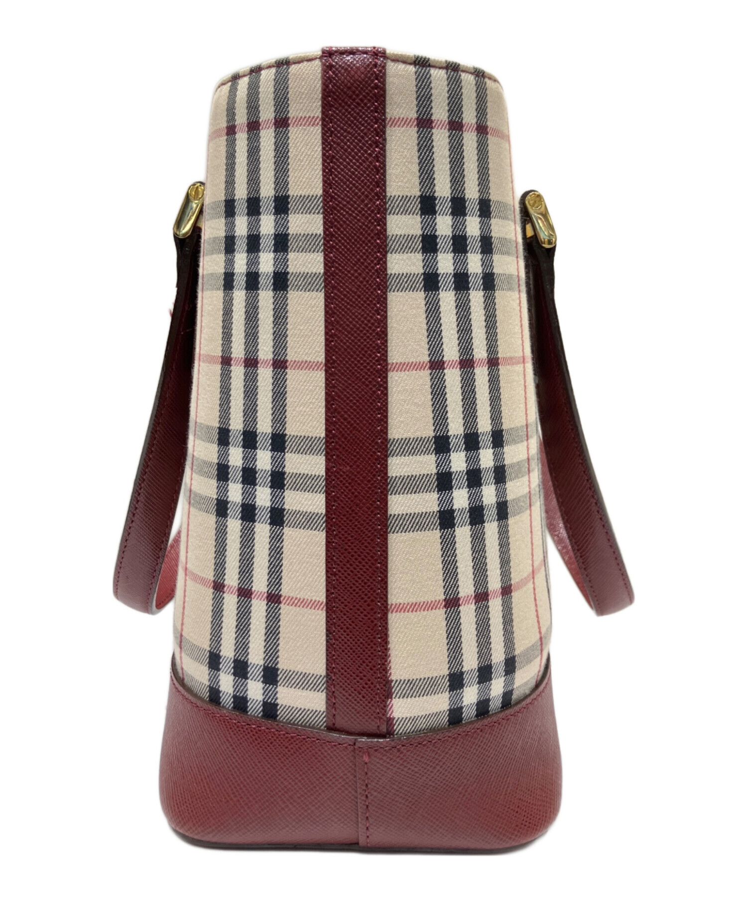 中古・古着通販】BURBERRY (バーバリー) ノバチェックハンドバッグ