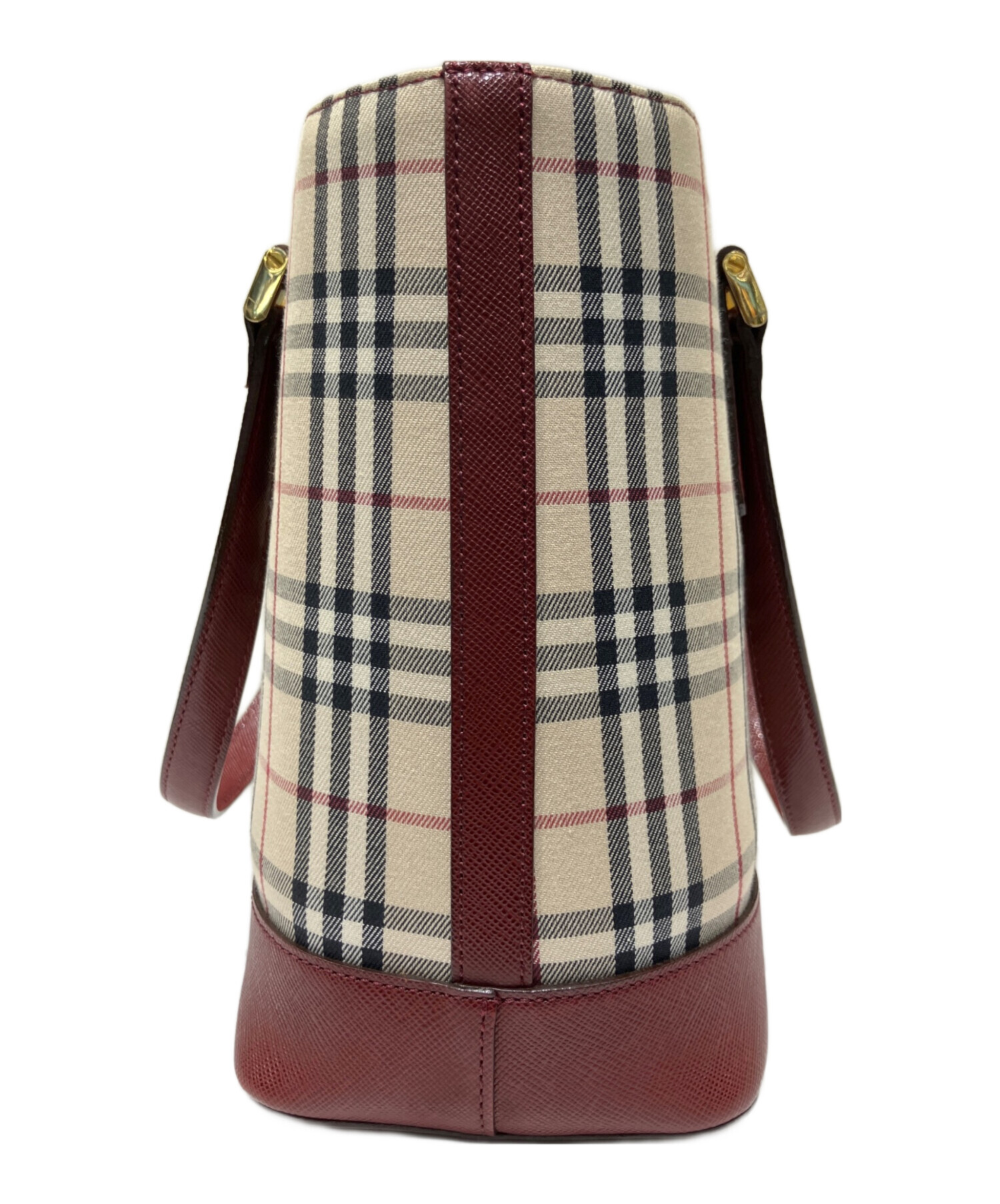 中古・古着通販】BURBERRY (バーバリー) ノバチェックハンドバッグ