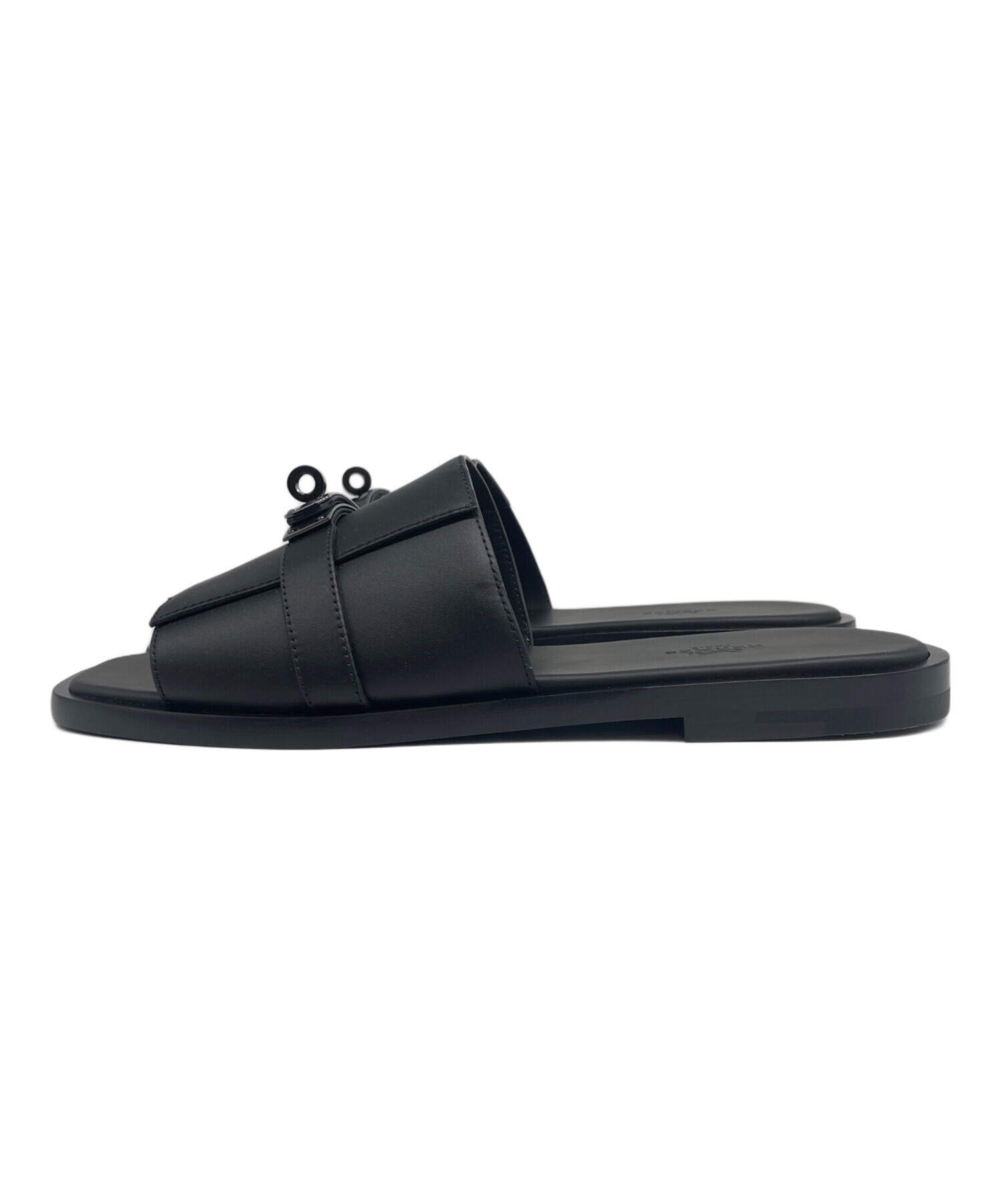 HERMESガブリエル サンダル 41 中古・古着通販】HERMES (エルメス) Gabrielle Leather Sandals