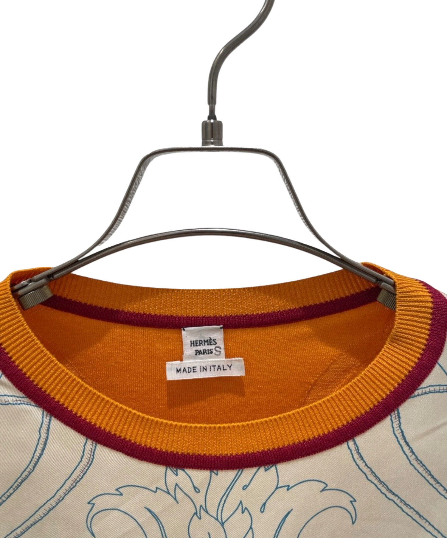 中古・古着通販】HERMES (エルメス) シルクツイルレーヌ セーター