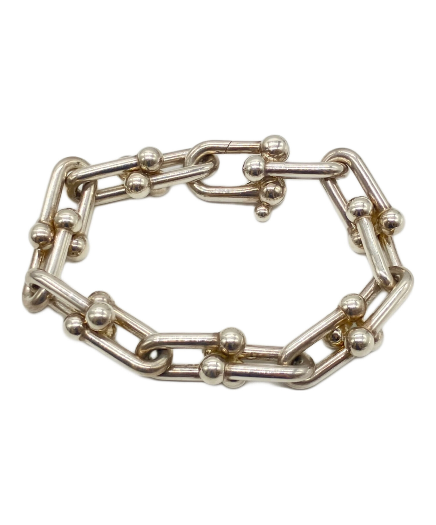 Tiffany & Co. ハードウェア　ラージ　ブレスレット　シルバー 中古・古着通販】TIFFANY & Co. (ティファニー) ハードウェア ラージ