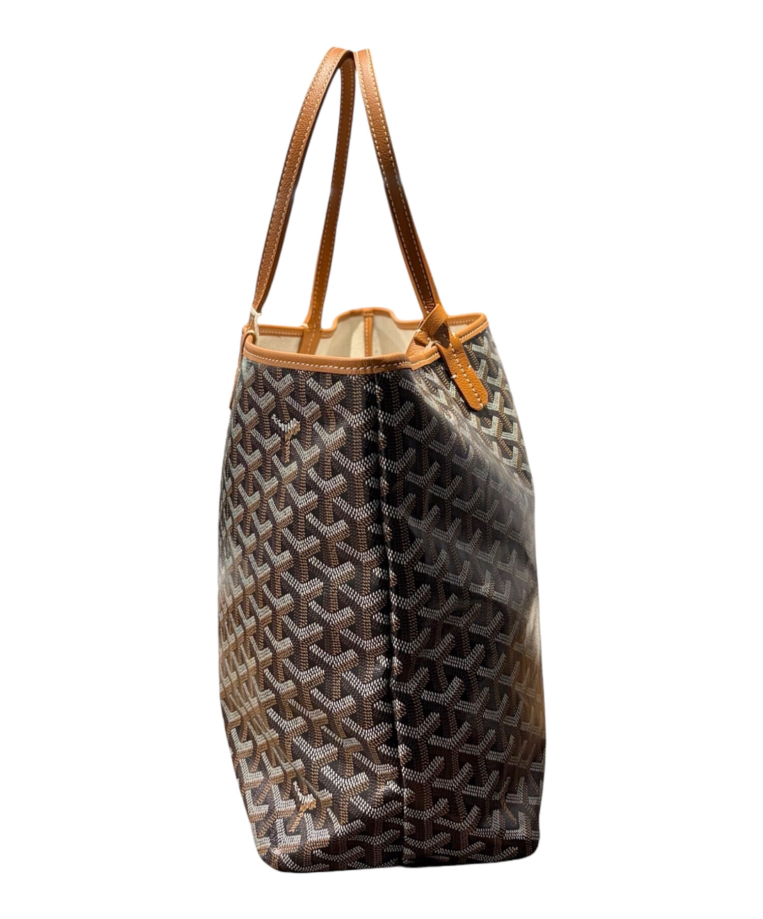 中古・古着通販】GOYARD (ゴヤール) サンルイPM/トートバッグ ブラウン 
