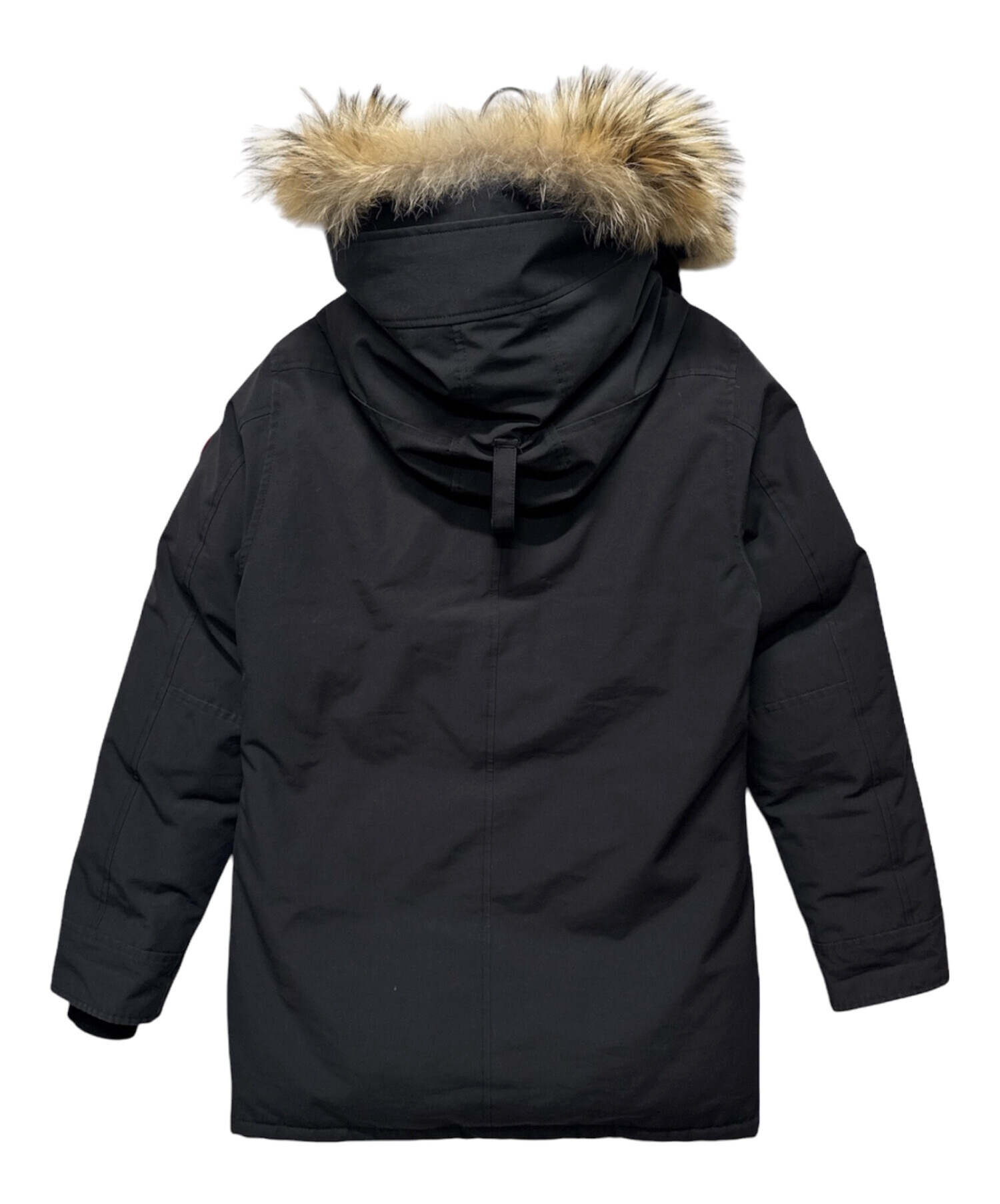 美品 カナダグース ジャスパー Sサイズ ダウンジャケット 黒 コヨーテファー 中古・古着通販】CANADA GOOSE (カナダグース) Jasper Parka Heritage