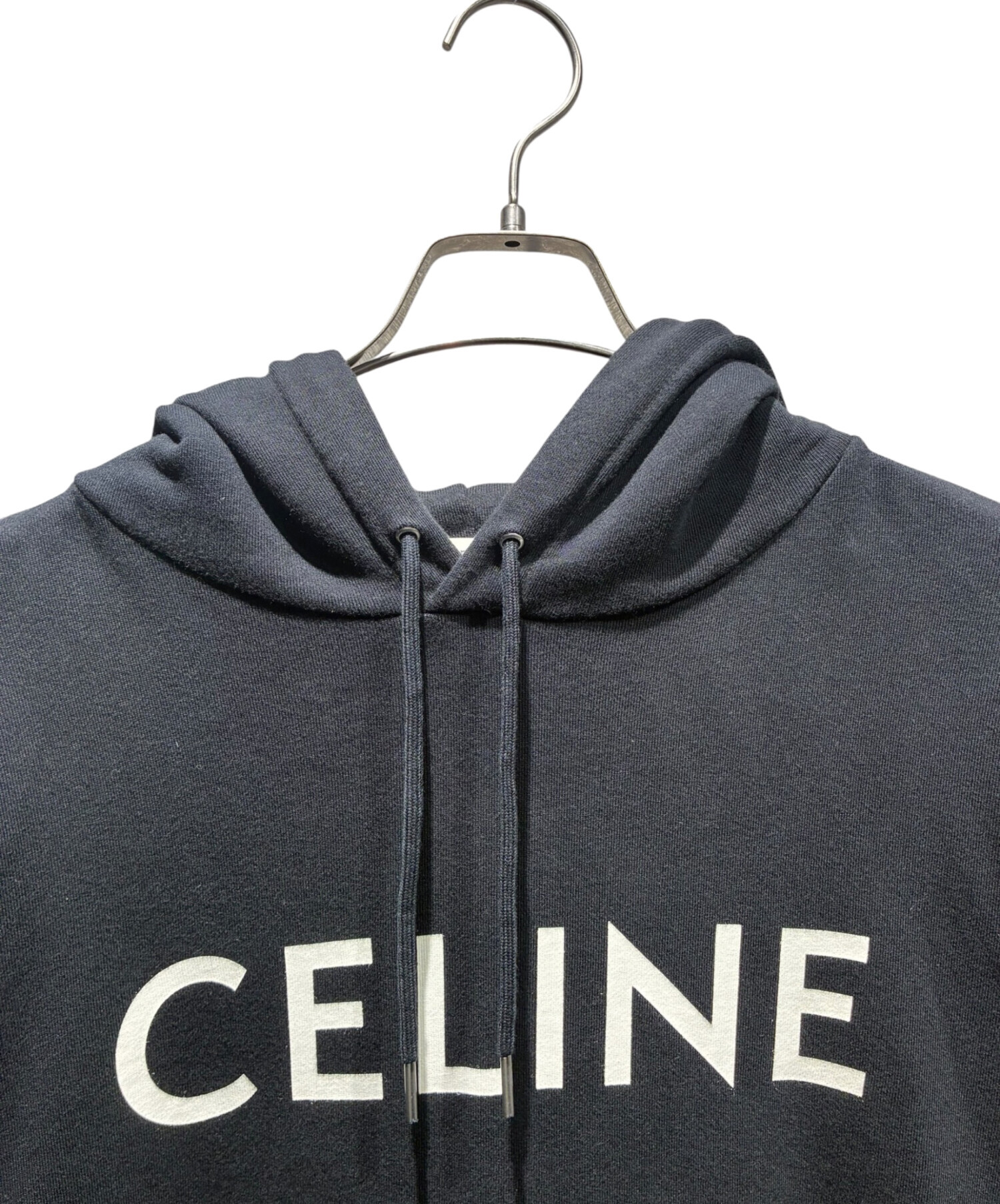 中古・古着通販】CELINE (セリーヌ) ロゴパーカー ブラック サイズ:XL