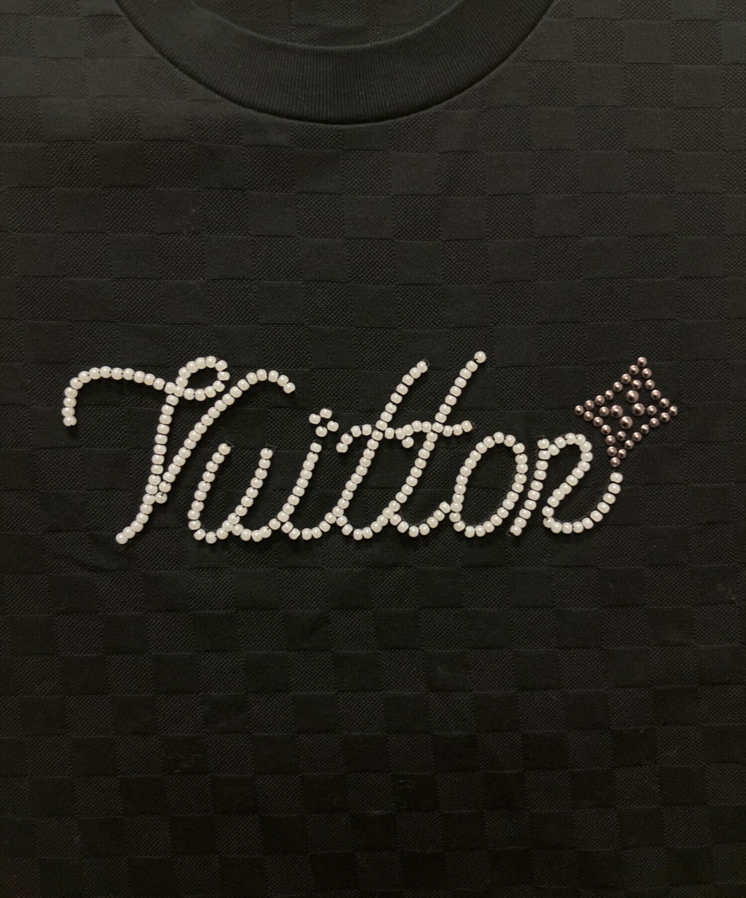 LOUIS VUITTON クルーネック Tシャツ L 中古・古着通販】LOUIS VUITTON (ルイ ヴィトン) ビーズデザイン